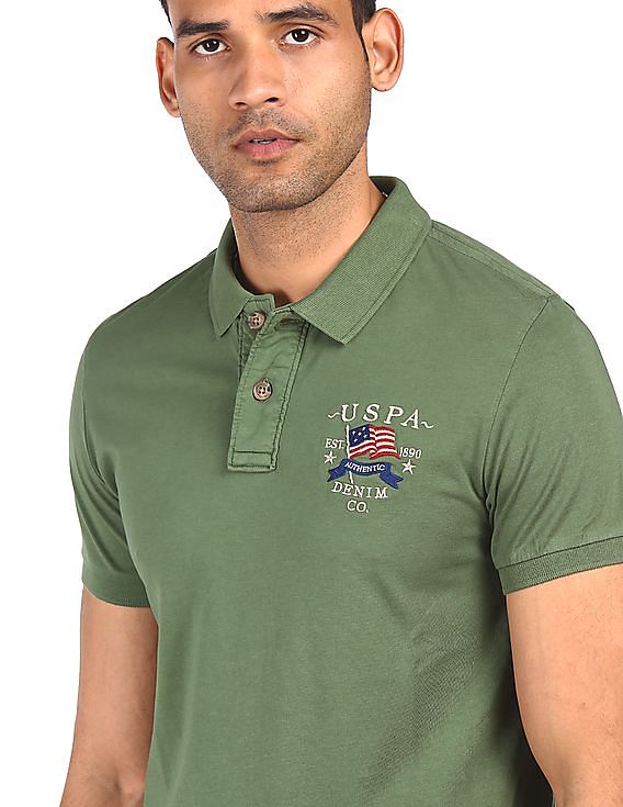 us polo solid t shirts