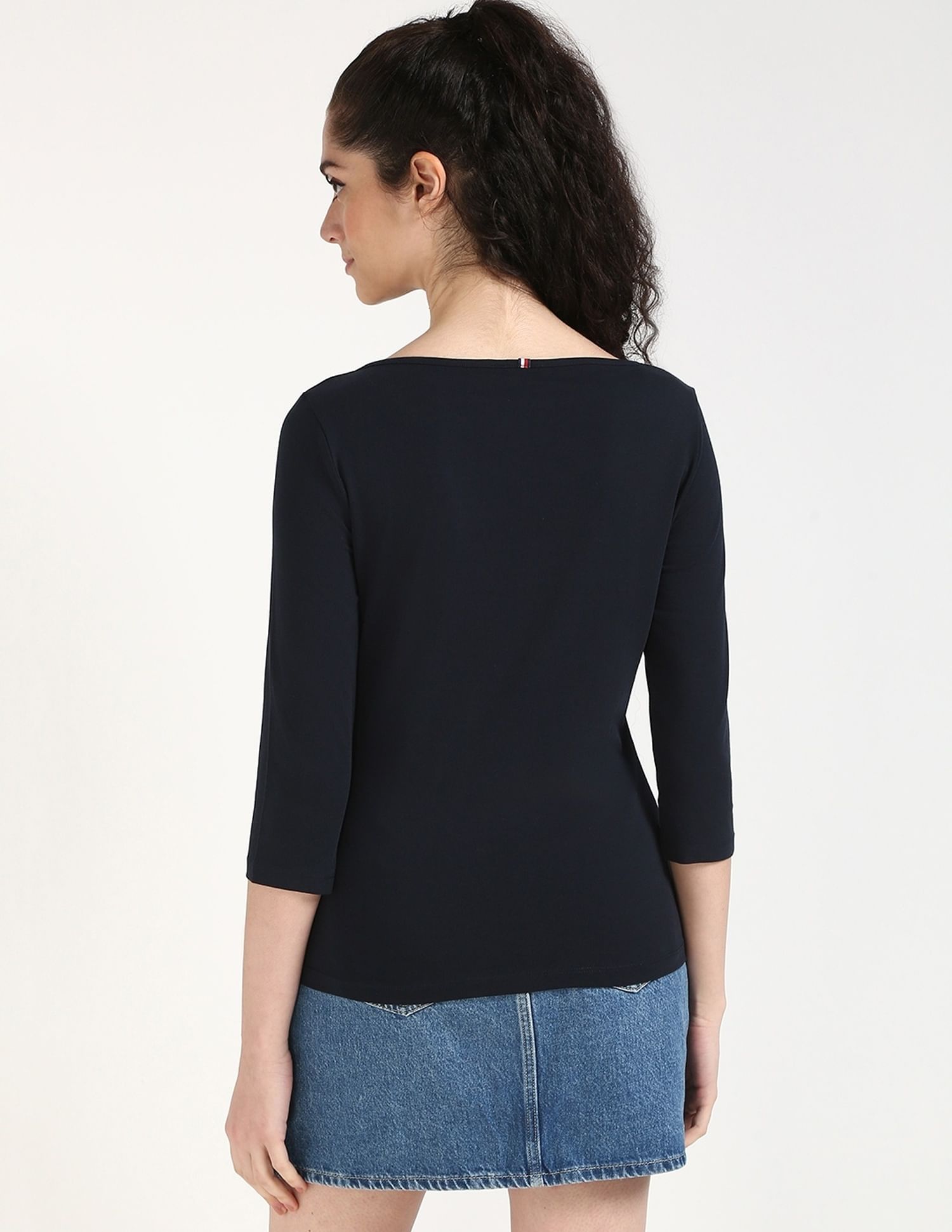 Tommy Hilfiger Solid Slim-Fit Cotton T-Shirt