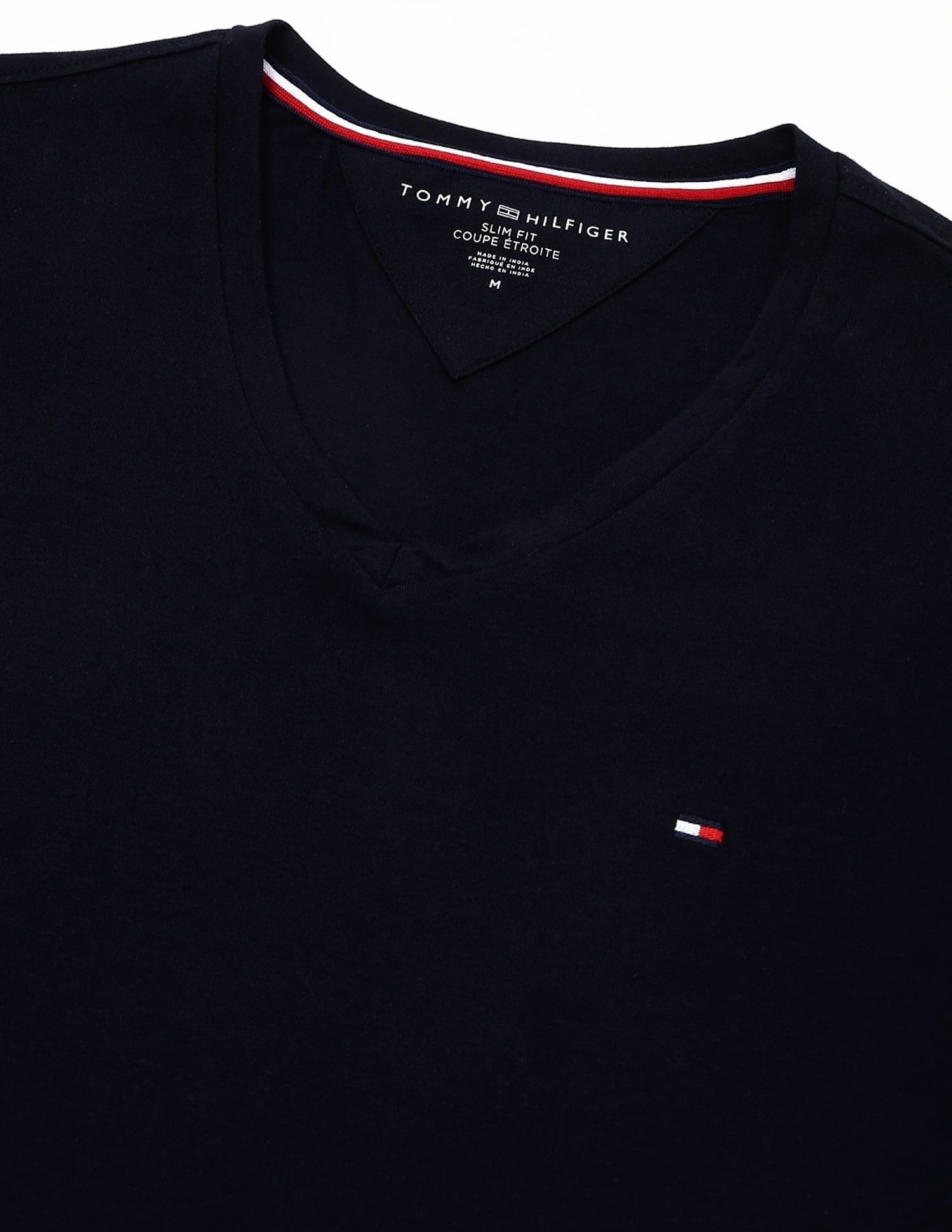 Tommy Hilfiger Solid Regular-Fit Cotton T-Shirt