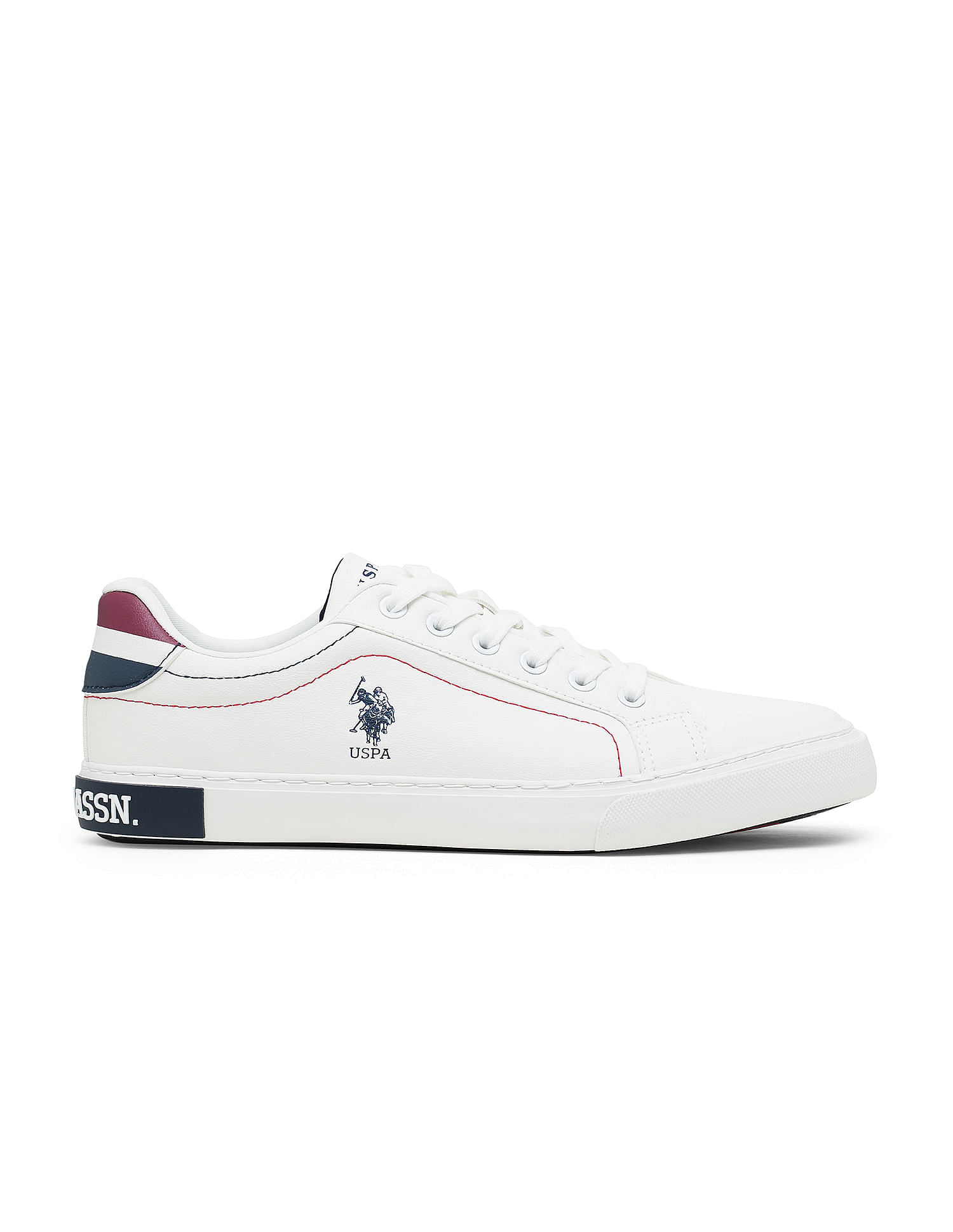 U.S. Polo Assn. Men Low Top Brand Detail Rojas Sneakers