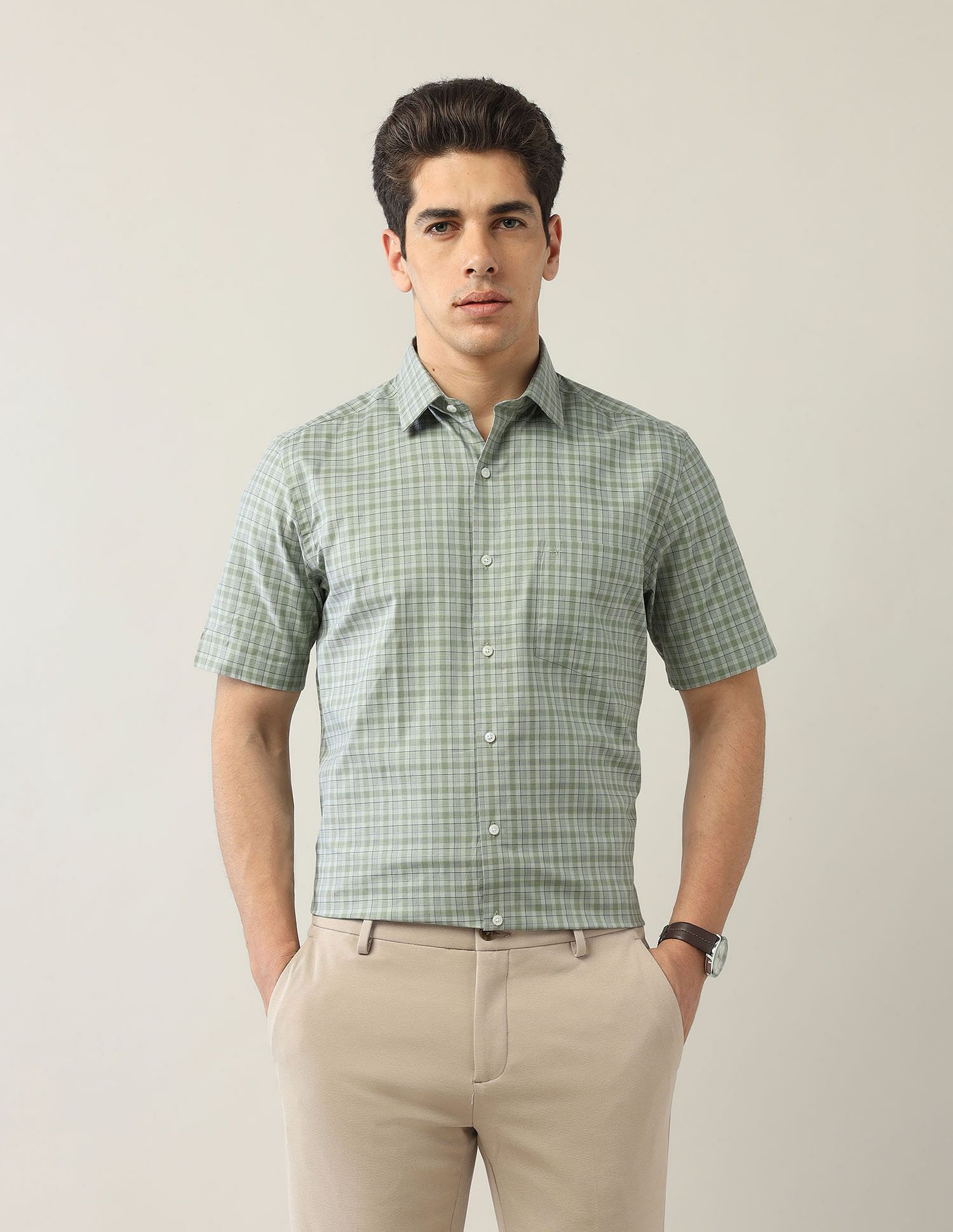 Arrow Dupplin Checked Dobby Shirt
