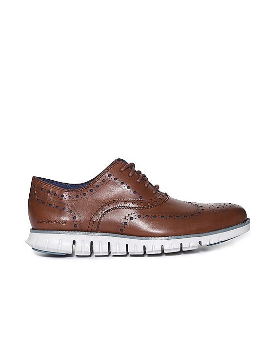 美品★COLE HAAN ZERØGRAND ダークブラウン Buy Cole Haan Men Brown ZERØGRAND Wingtip Oxford - NNNOW.com