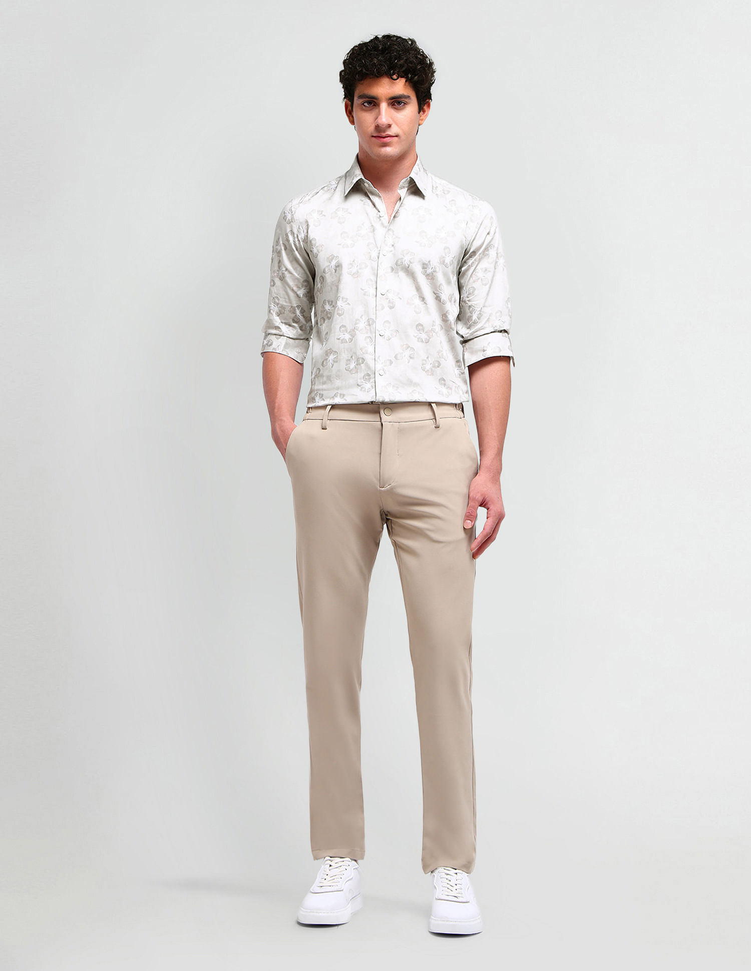 Arrow Newyork Brooklyn Fit Floral Printed Shirt