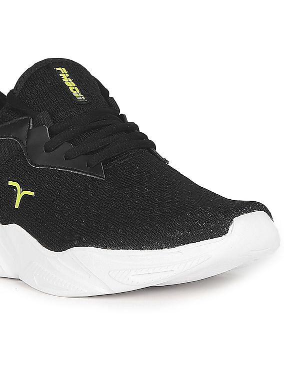 Flying Machine Round Toe Knit Krobb Slip On Shoes