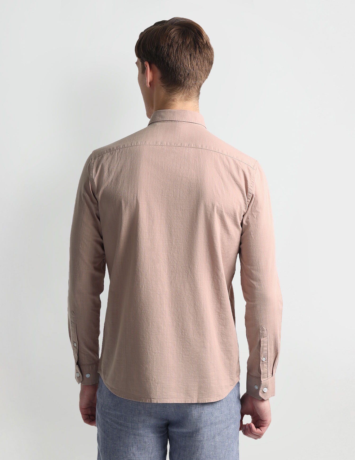 Arrow Sports Heathered Slim Fit Shirt