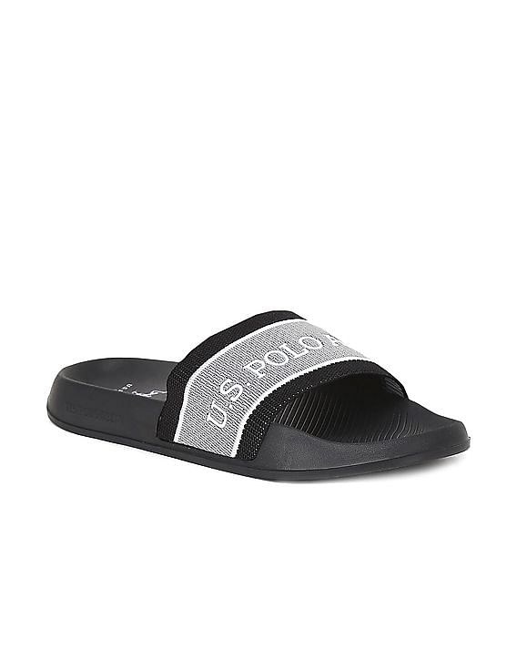 U.S. Polo Assn. Men Patterned Knit Strap Nicholson 3.0 Slides