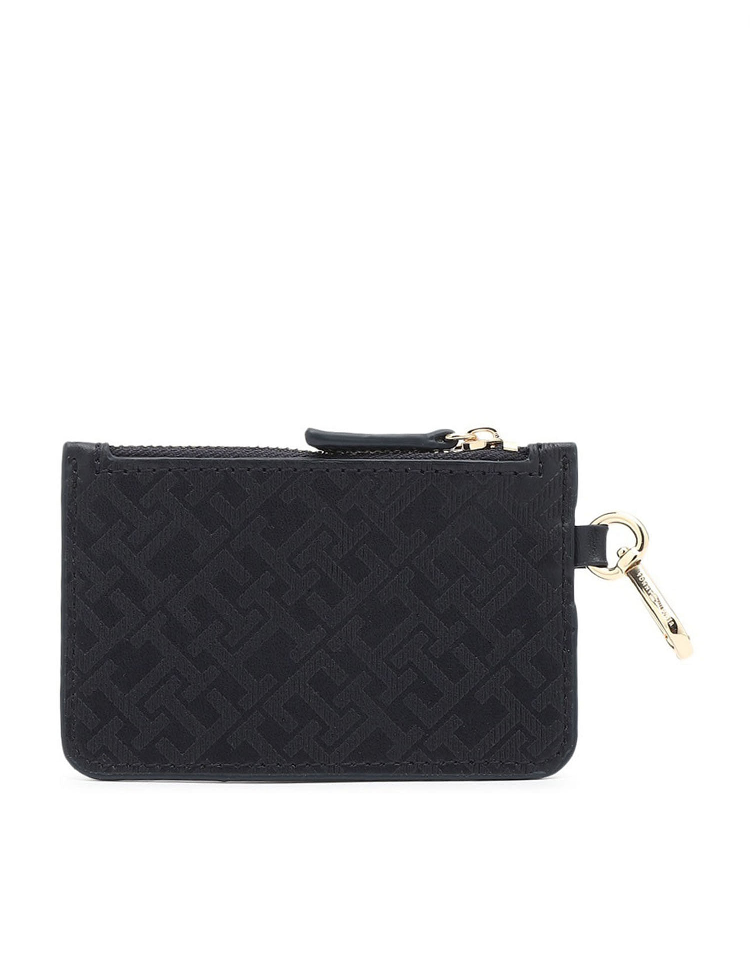 Tommy Hilfiger Solid Black PU Bag