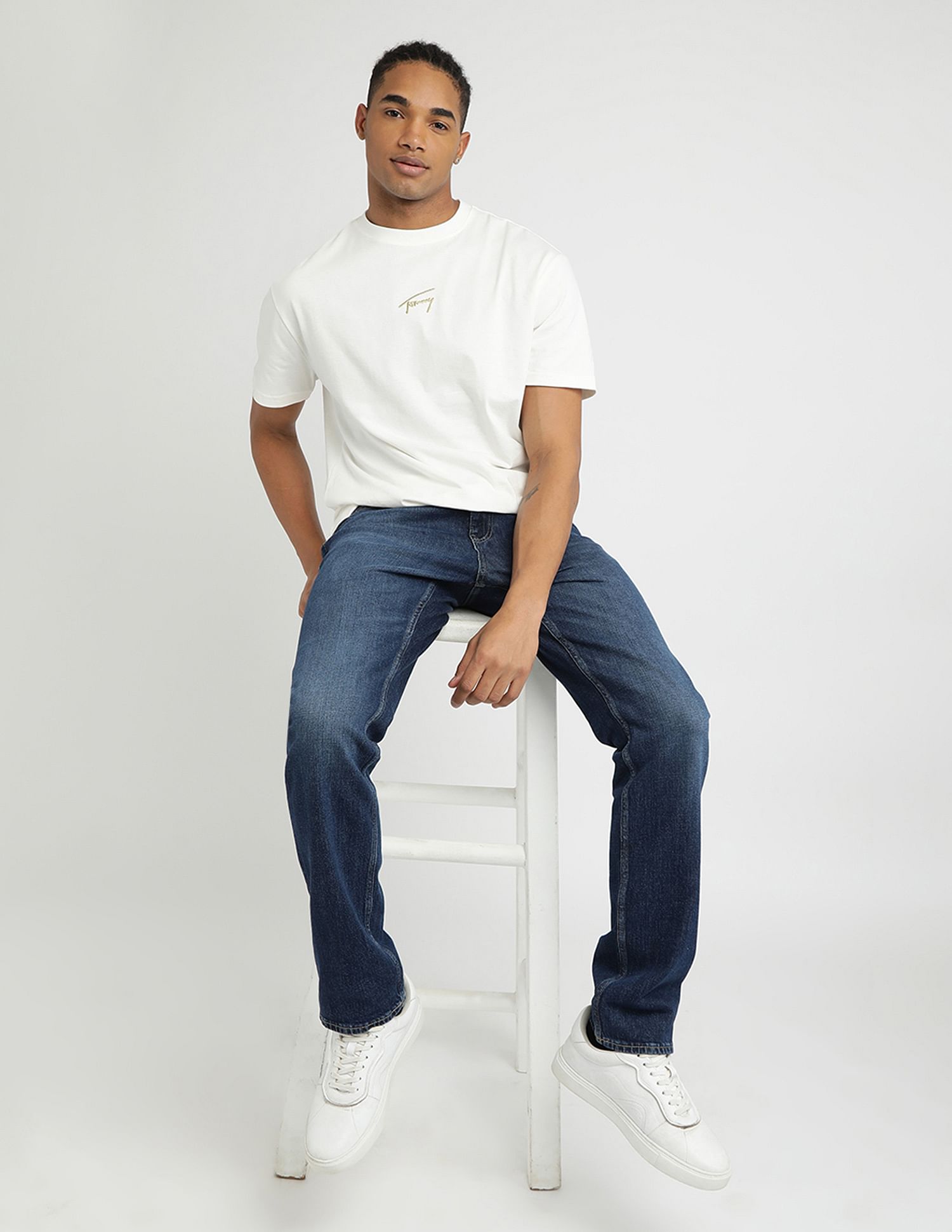 Tommy Hilfiger Ryan Regular Straight Branded Jeans