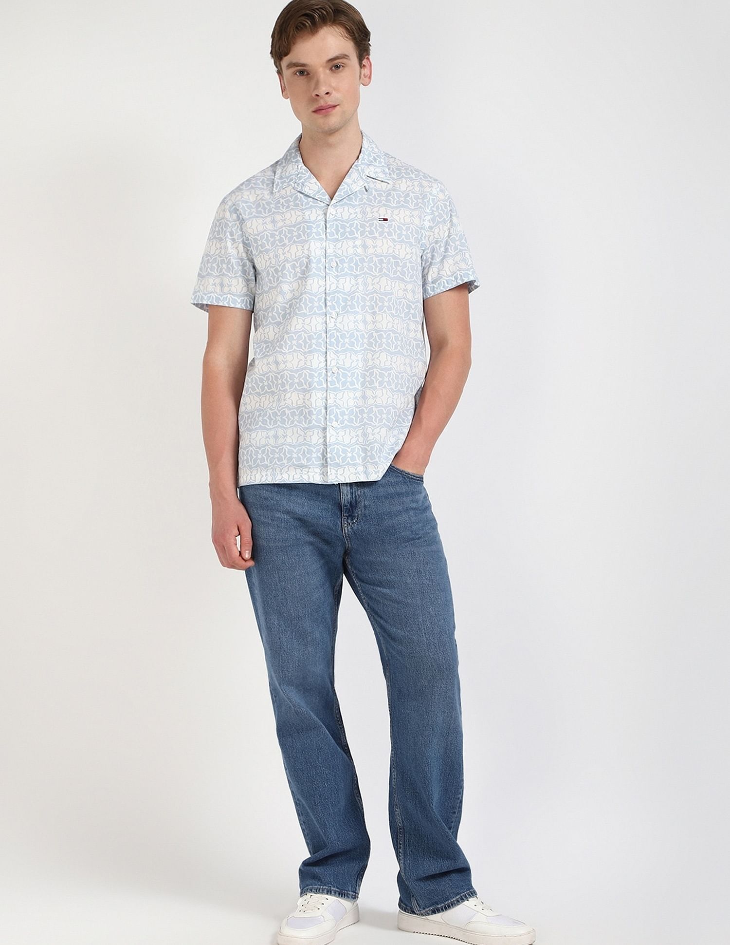 Tommy Hilfiger Printed Regular-Fit Woven Shirt