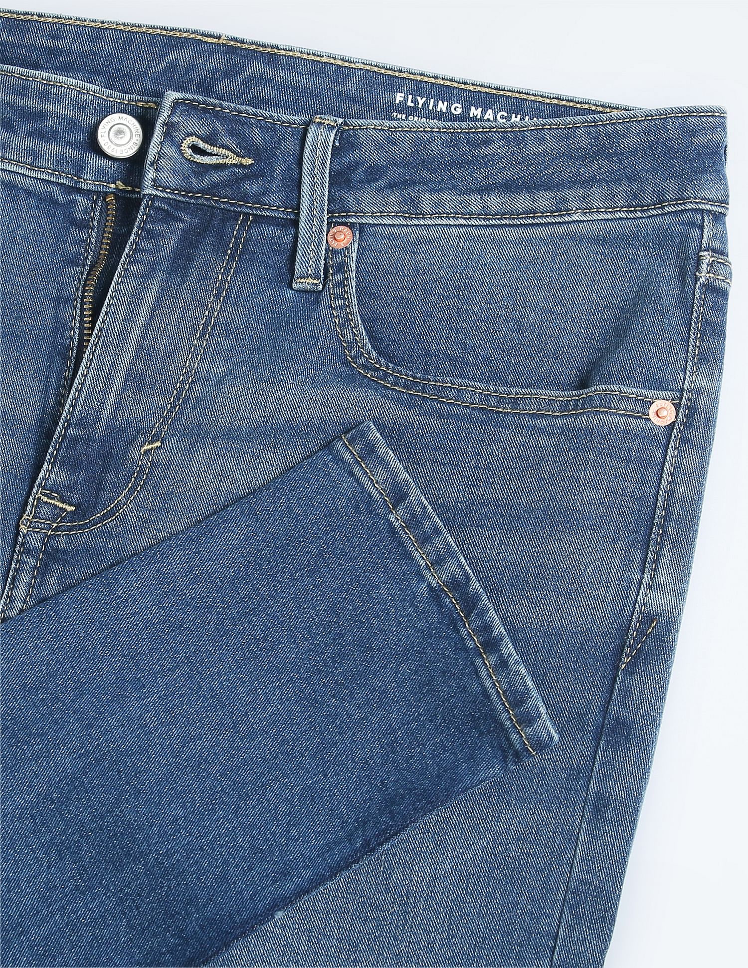 Flying Machine Morrison Skinny Cropped Jeans