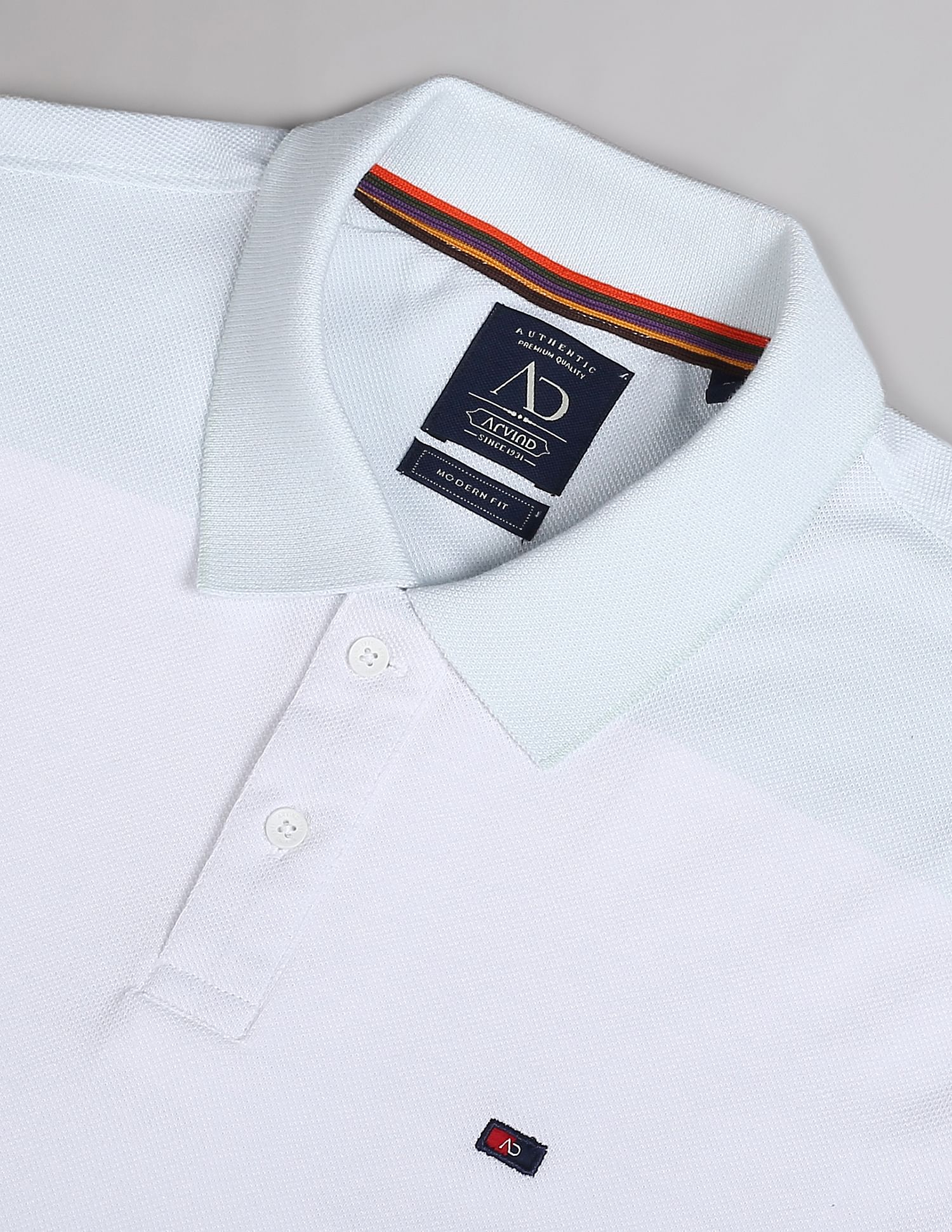 AD by Arvind Colour Block COOL-IT Real Deal Polo Shirt