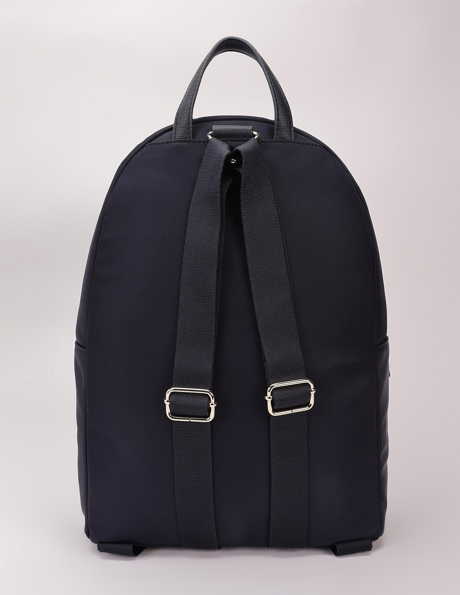 Tommy Hilfiger Solid Blue Nylon Backpack