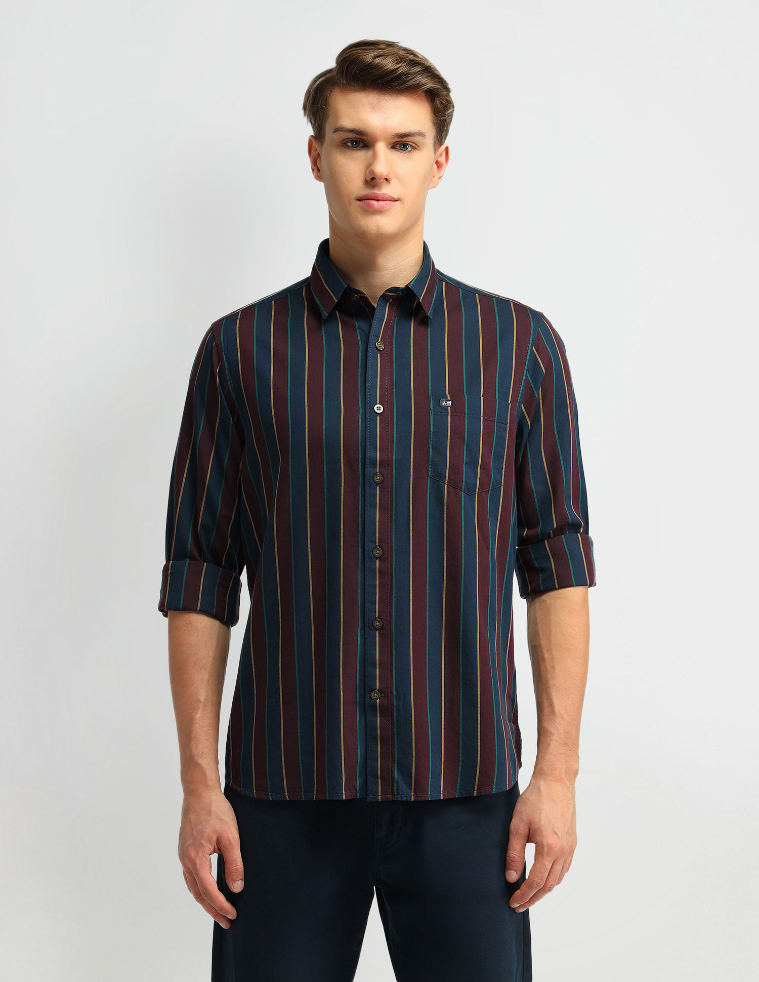 Arrow Sport Tailored Fit Cotton Shirt