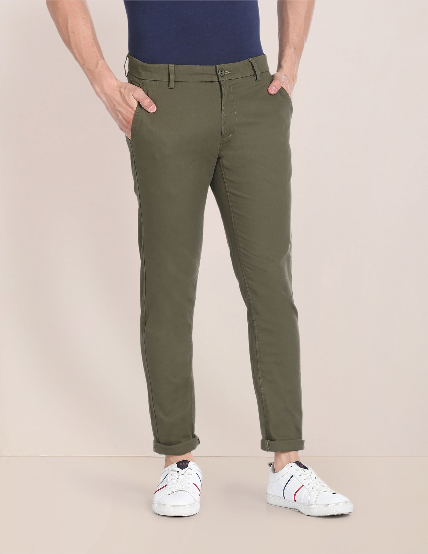 U.S. Polo Assn. Austin Regular Fit Twill Trousers
