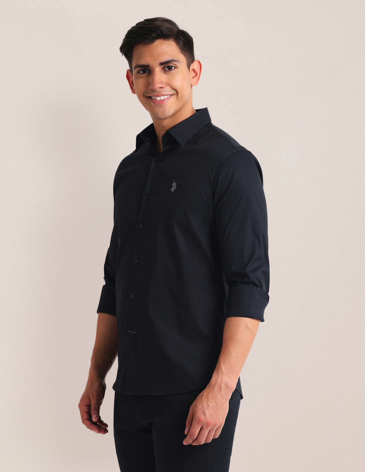 U.S. Polo Assn. Tailored Fit Sateen Shirt
