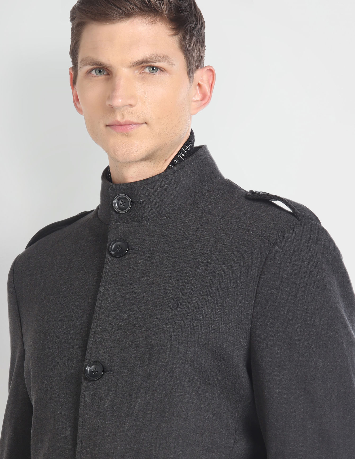 Buy Arrow Sports Detachable Muffler Trench Coat - NNNOW.com