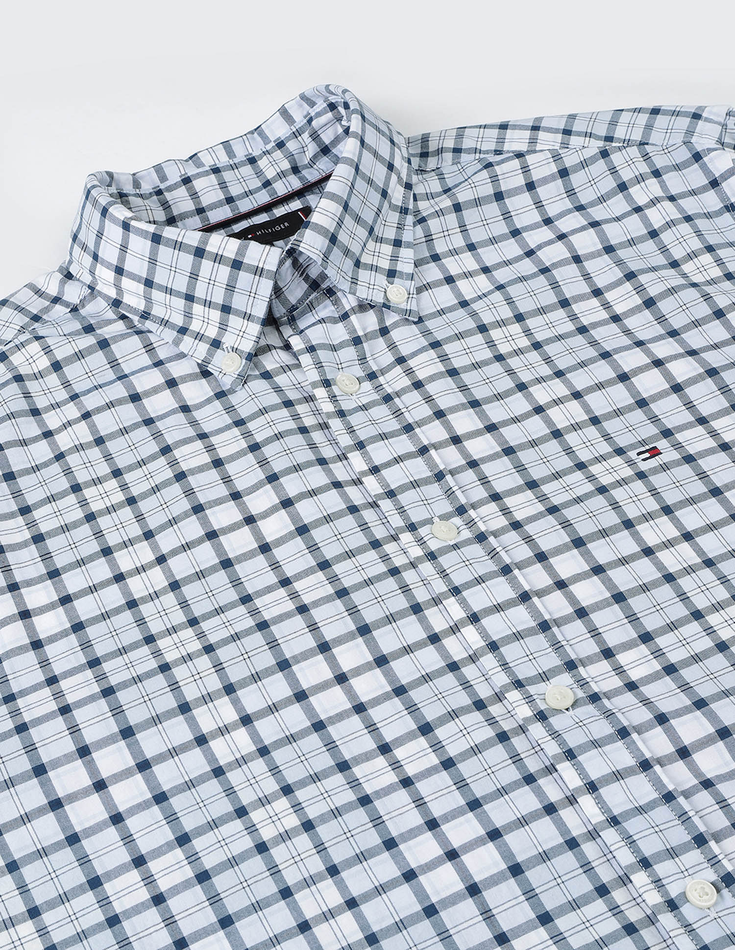 Tommy Hilfiger Flex Poplin Tartan Checked Shirt