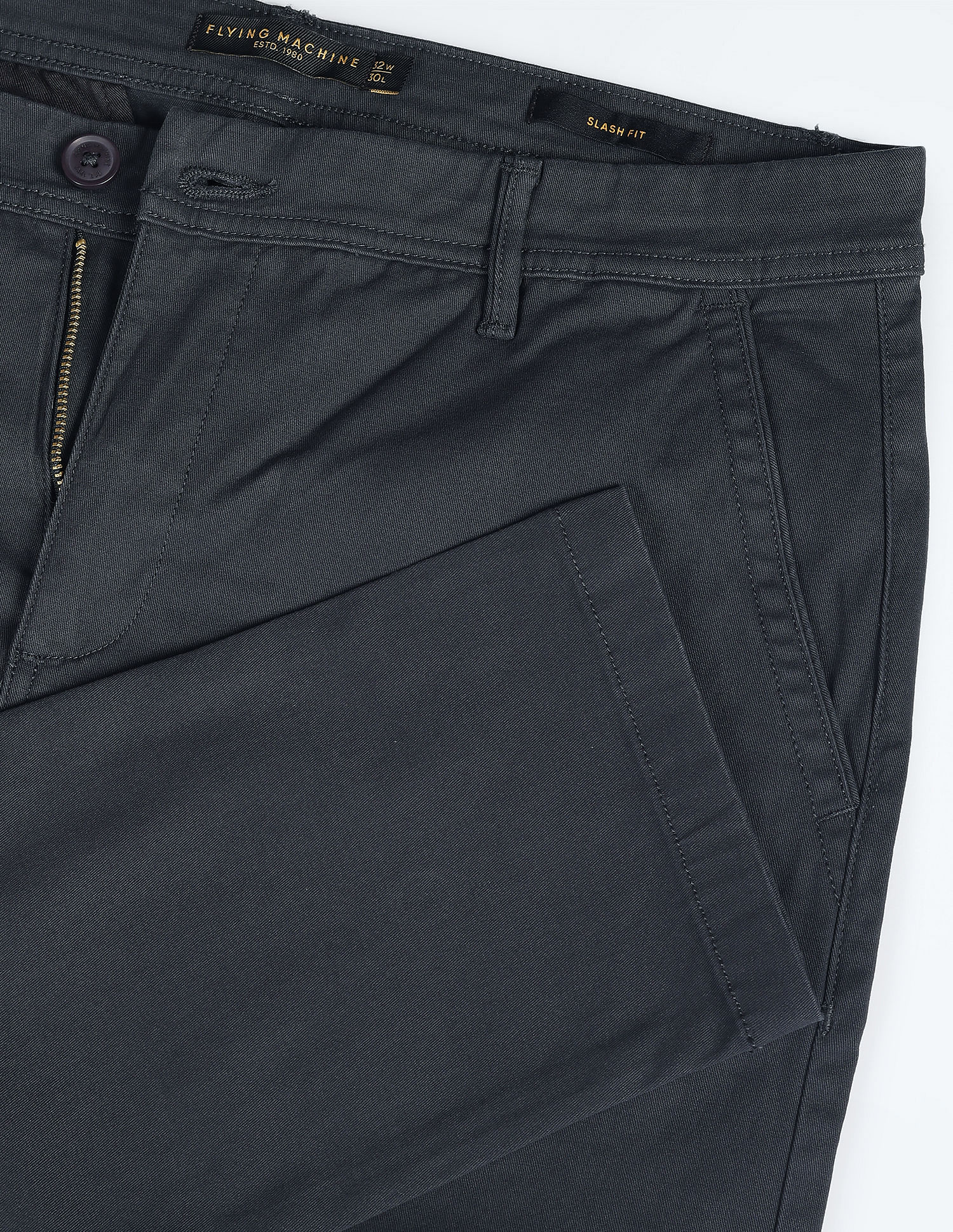 Flying Machine Slash Slim Tapered Fit Trousers