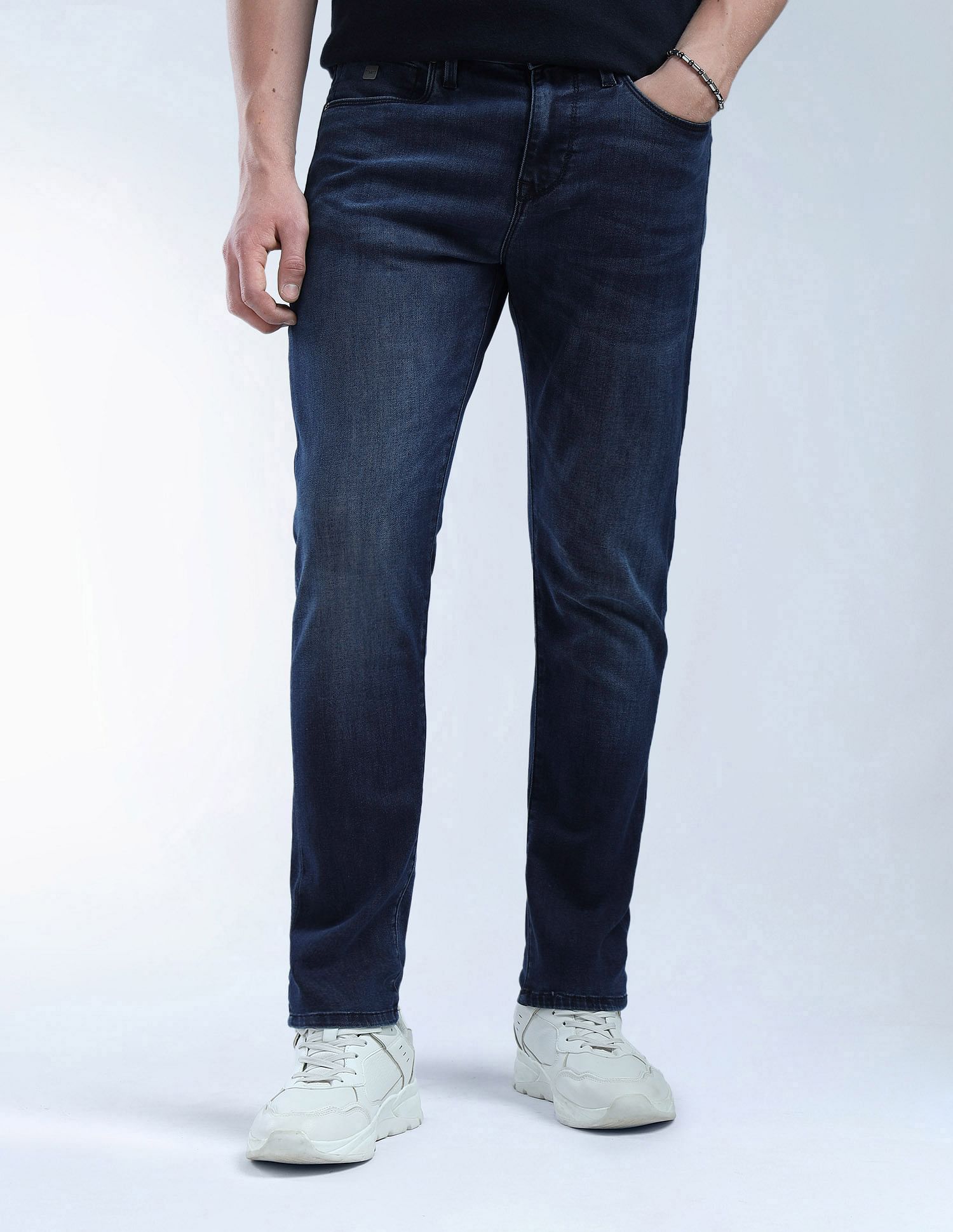 Flying Machine Slash Slim Tapered Fit F-Lite Jeans