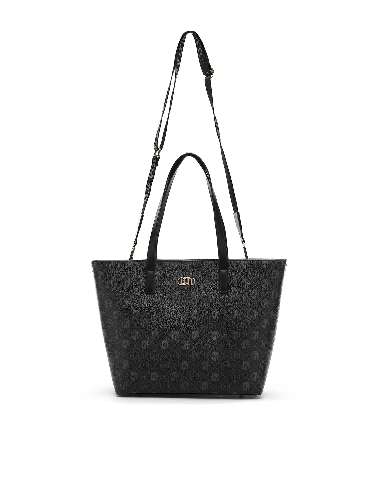 U.S. Polo Assn. Isla Monogram Tote Handbag