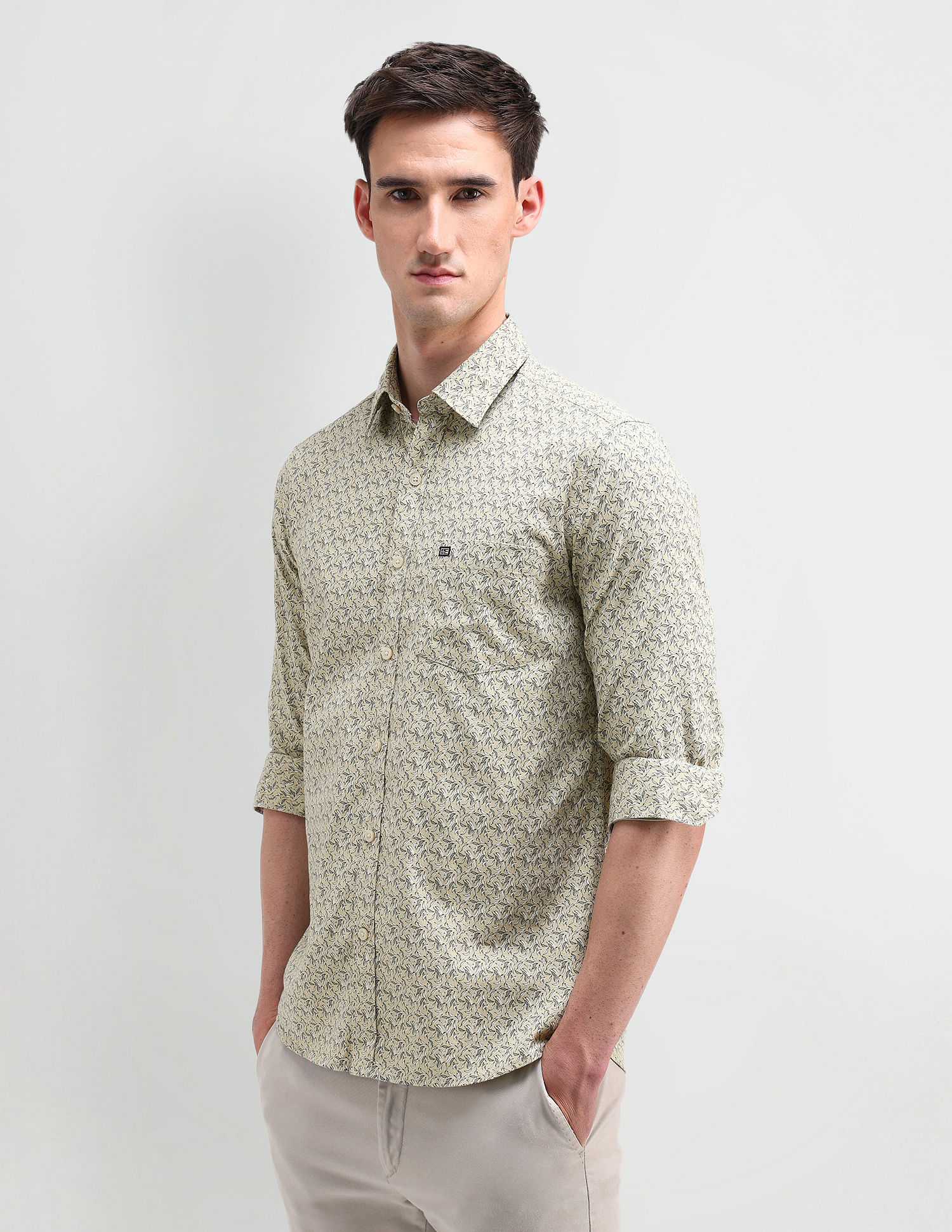 Arrow Sport Manhattan Slim Fit Dobby Shirt