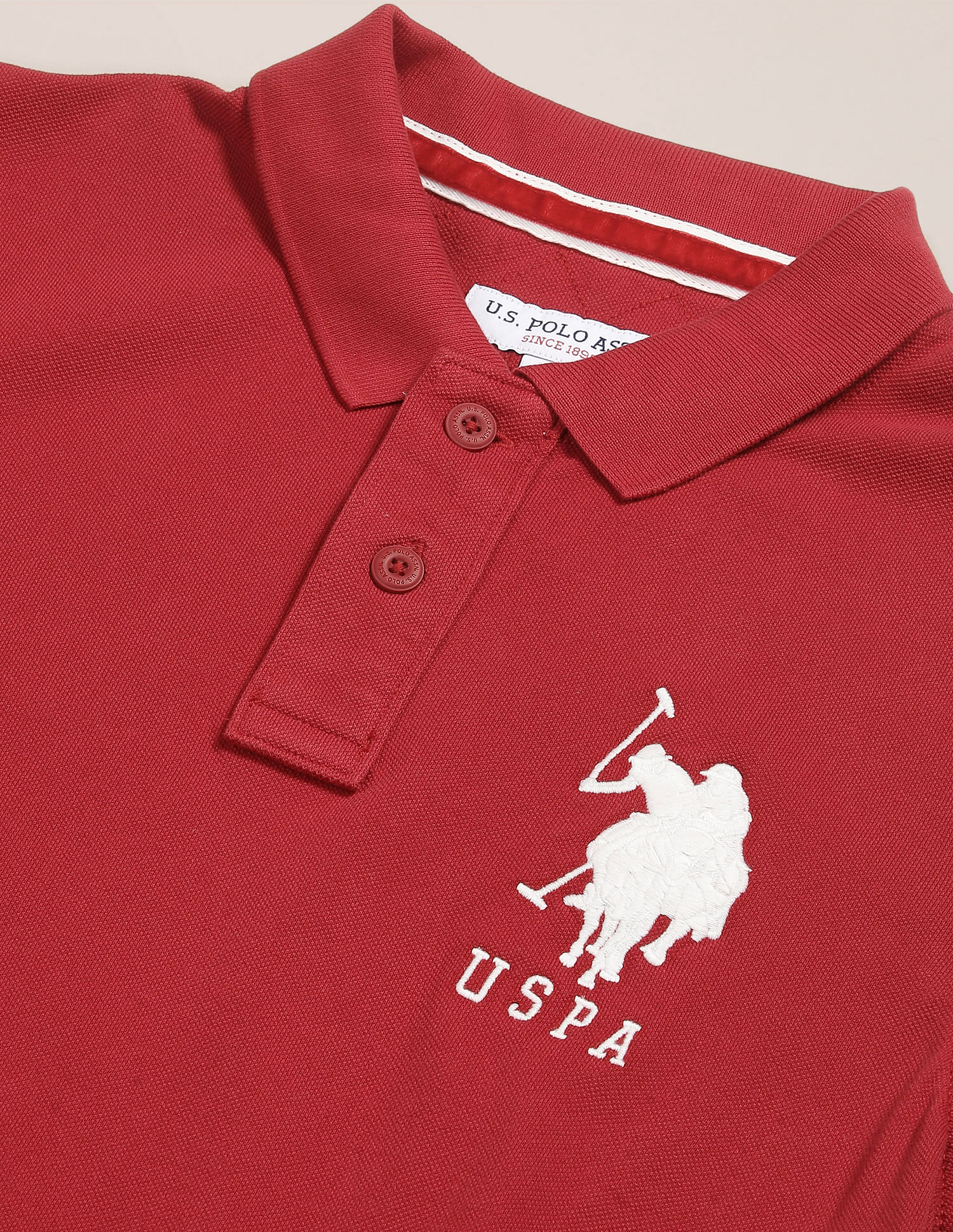 Buy U.S. Polo Assn. Compact Cotton Logo Polo Shirt - NNNOW.com