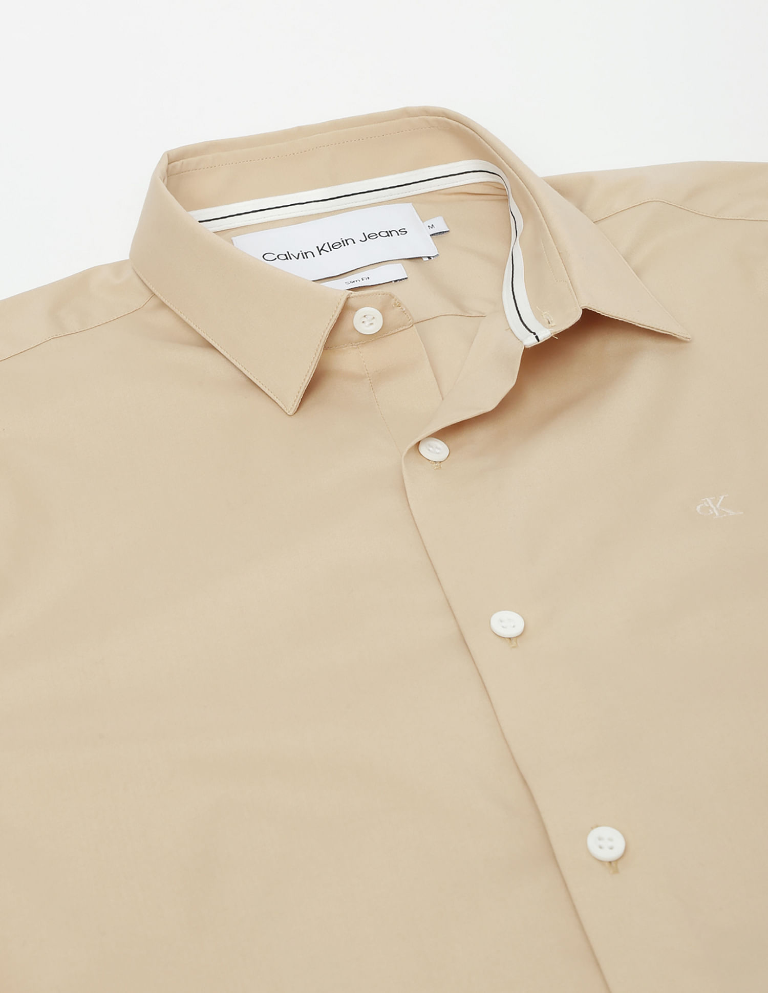 Calvin Klein Stretch Poplin Slim Shirt