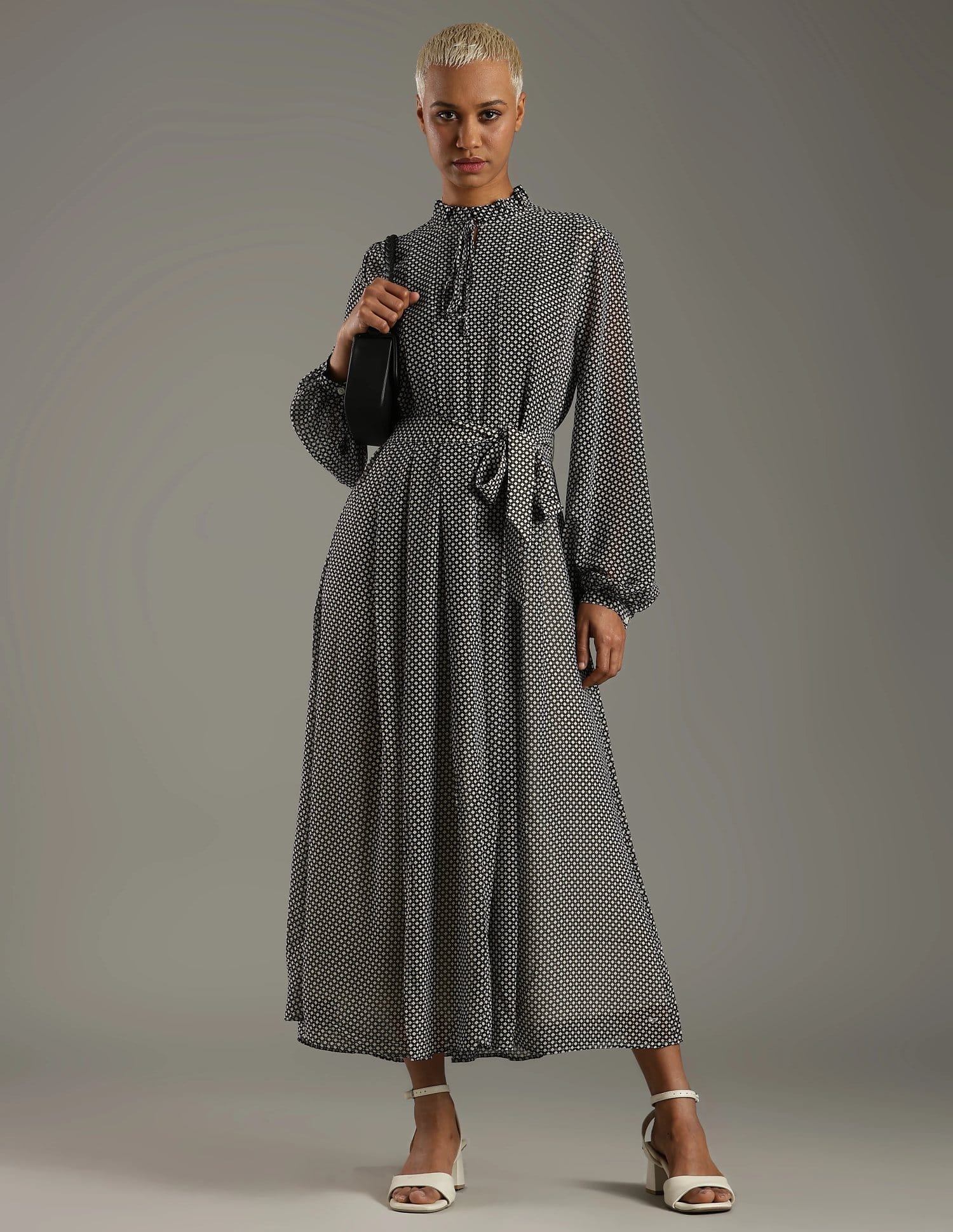 short dress long sleeve Lucy Black Long Sleeve Mini Dress - US 10 main image 0