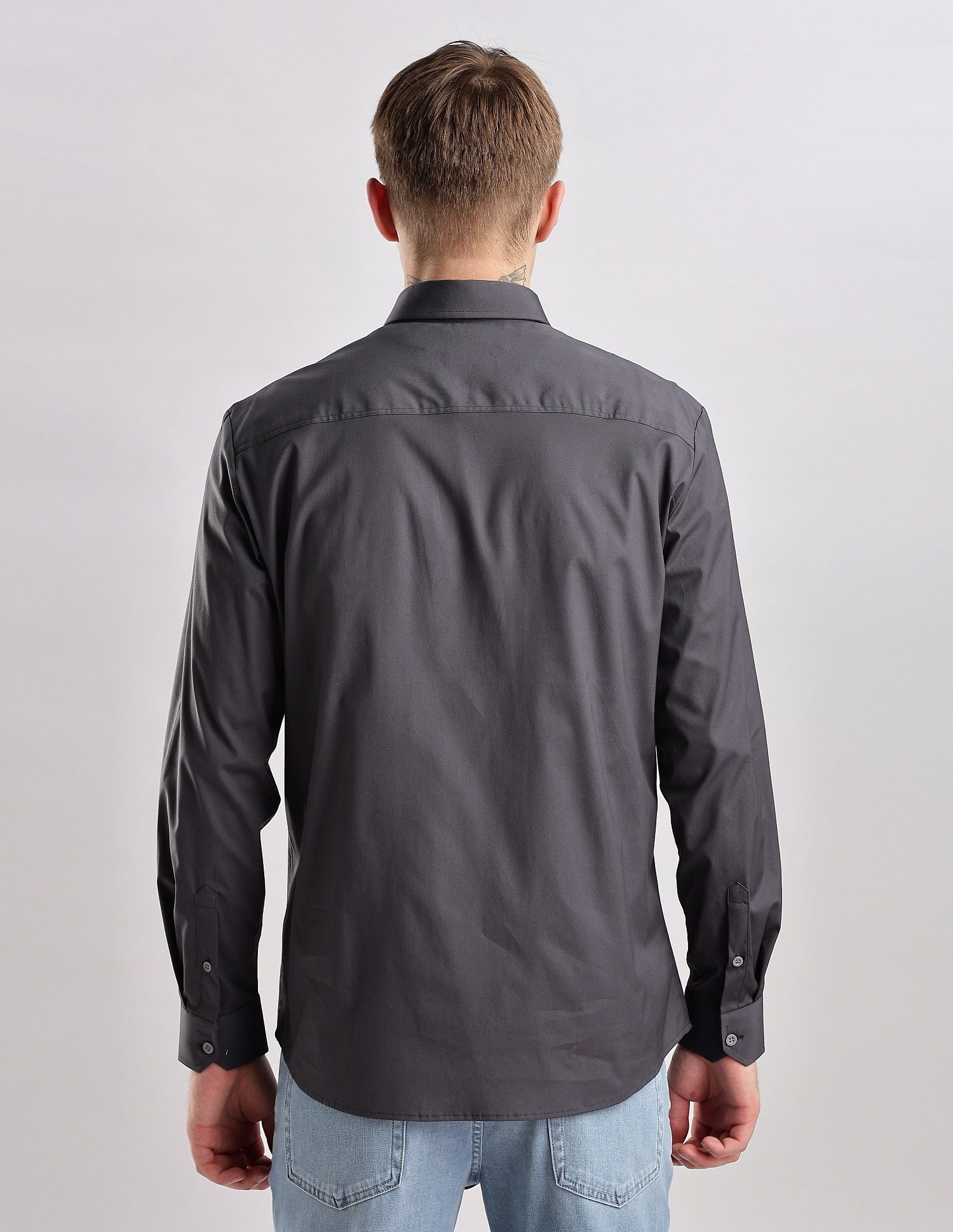Calvin Klein Jeans Solid Regular Fit Oxford Woven Shirt