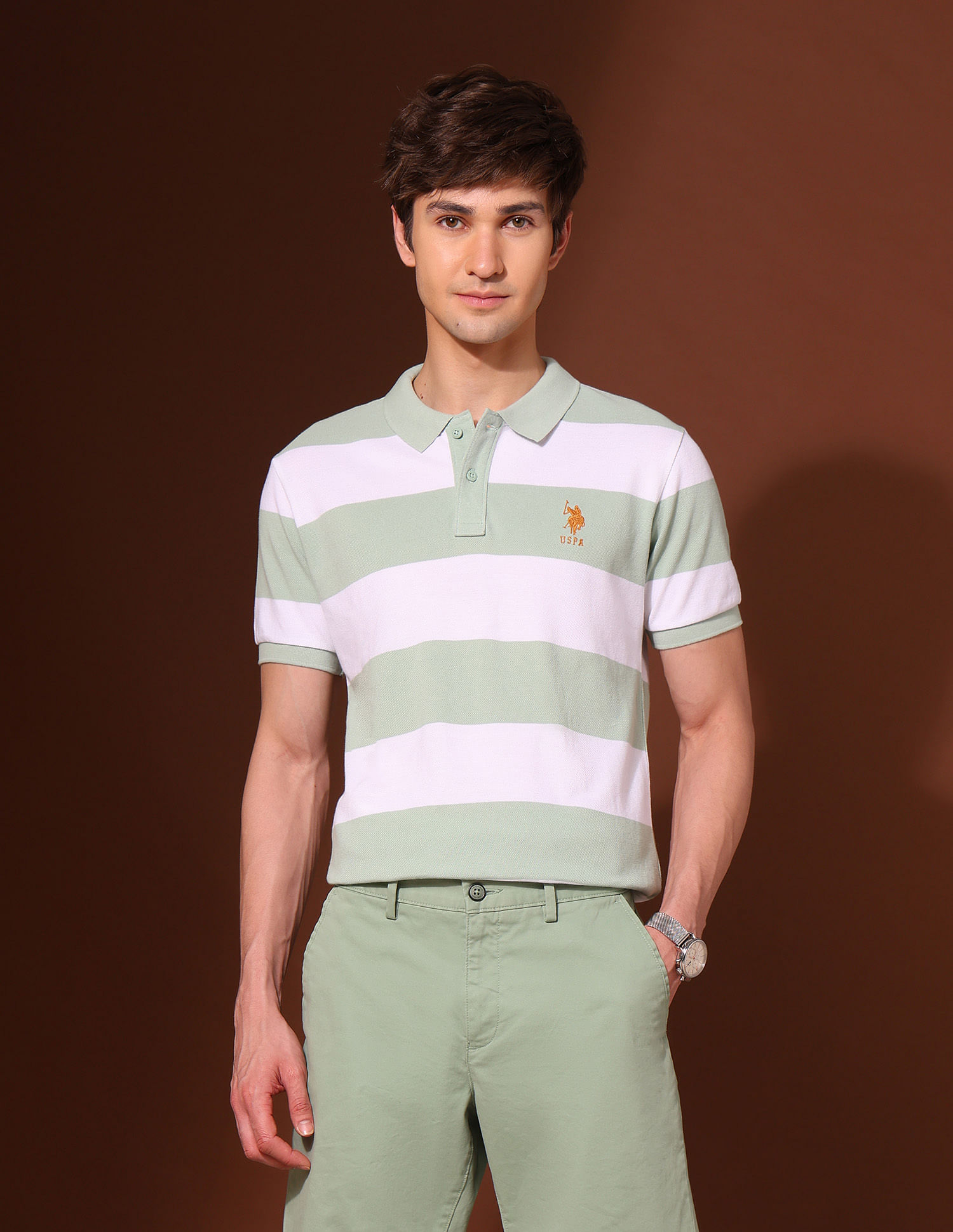 U.S. Polo Assn. Pure Cotton Work And Wander Polo Shirt