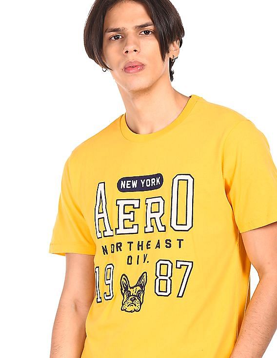 aero 87 yellow shirt