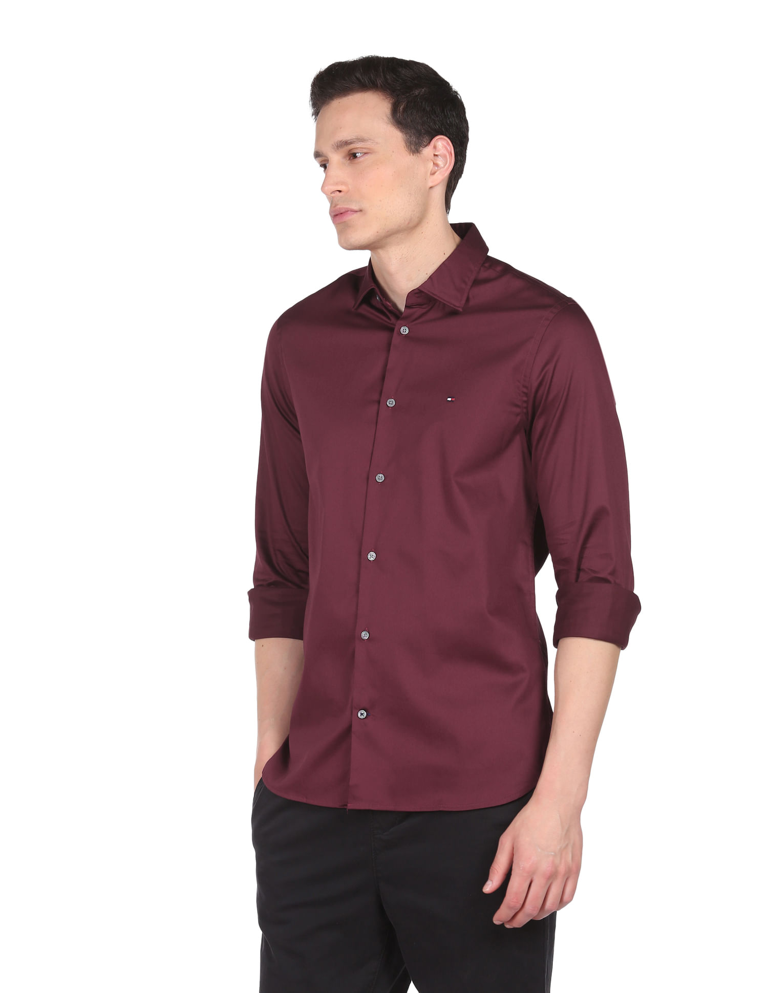 FHITWEAL BRAND reddish brown ヘンリー　カットソー FHITWEAL BRAND reddish brown ヘンリー カットソー FHITWEAL