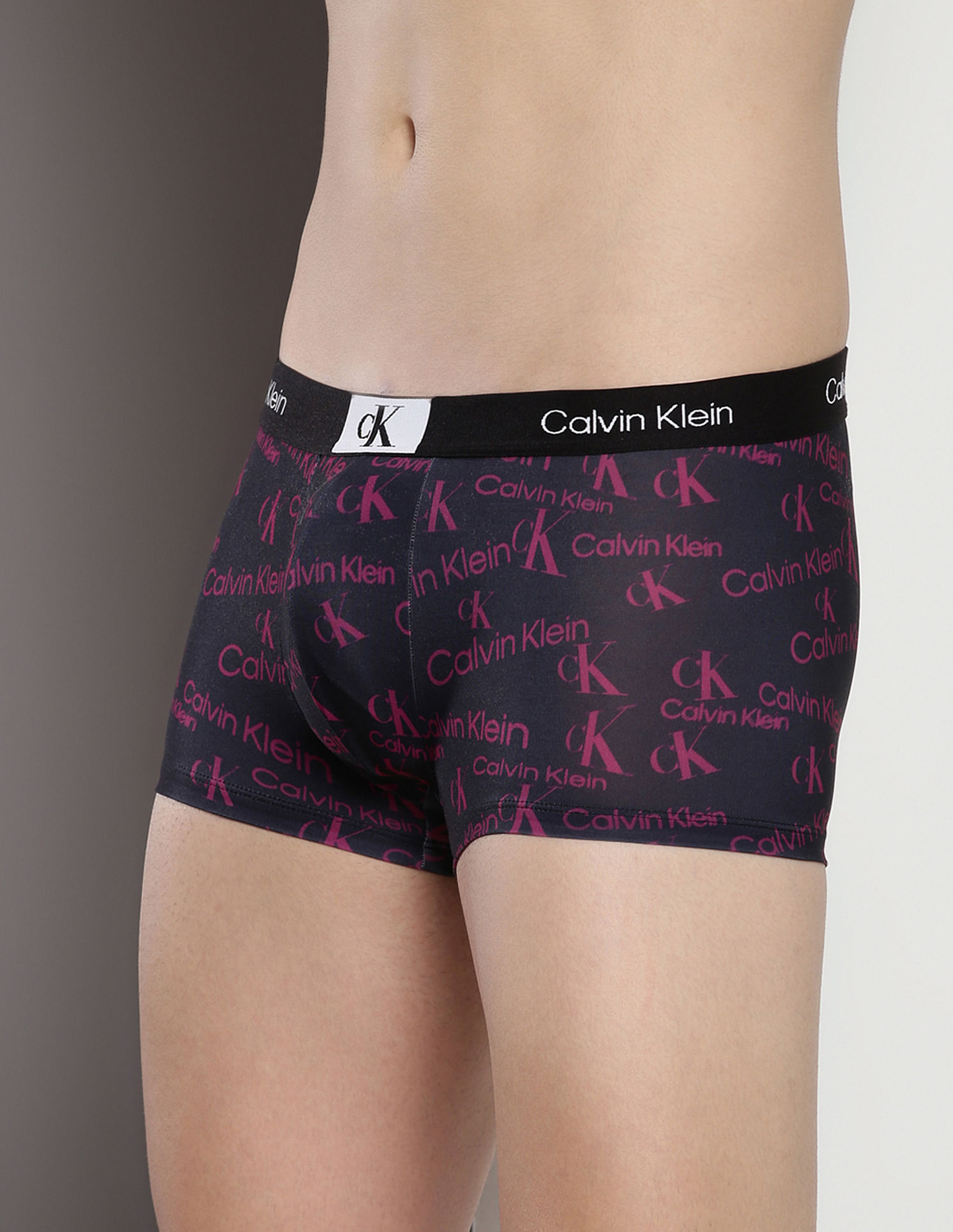 Calvin Klein Underwear Low Rise Brand Print Trunks