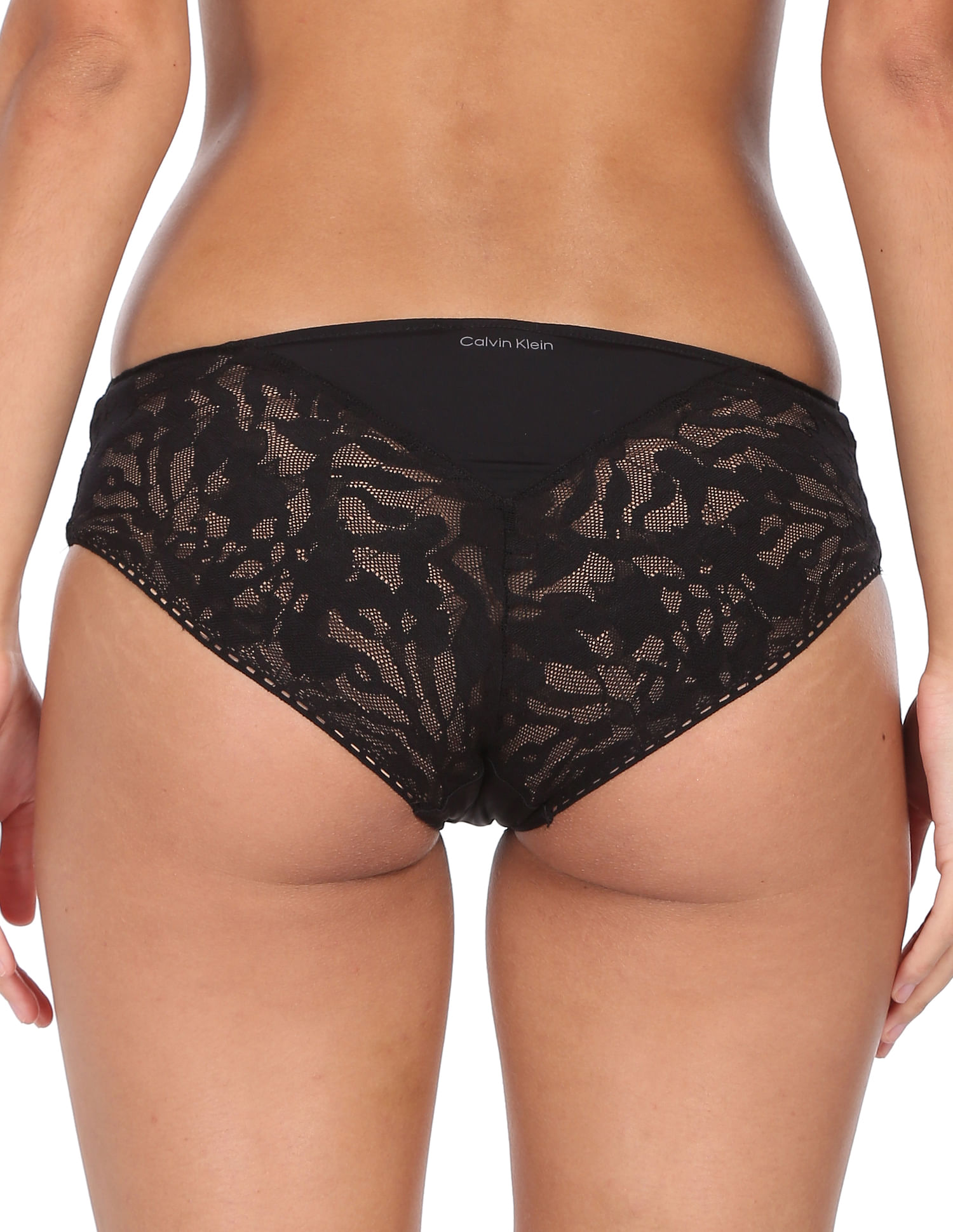 Buy Calvin Klein Underwear Women Black Lace Detail Hipster 