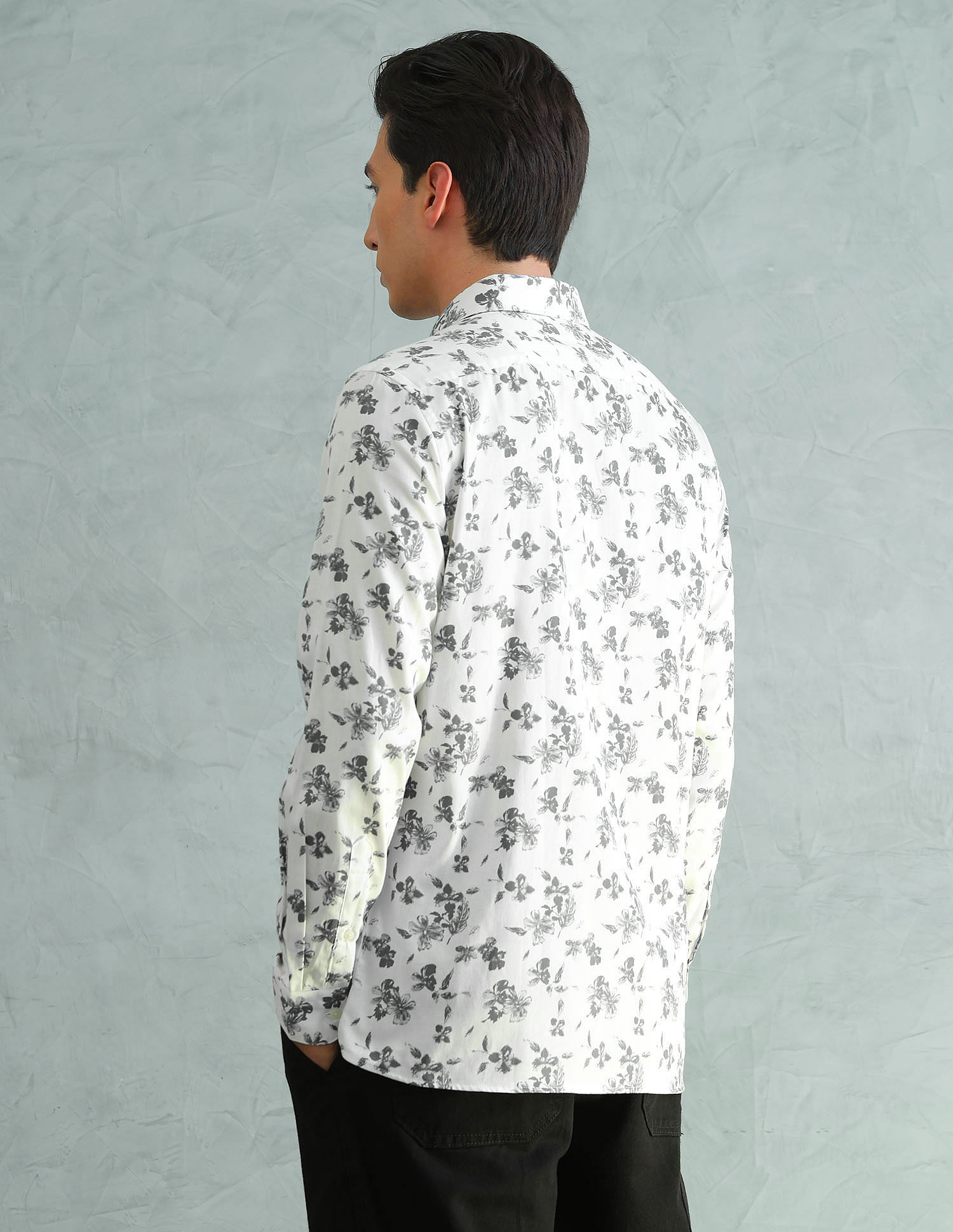 Arrow Newyork Slim Fit Smart Printed Shirt
