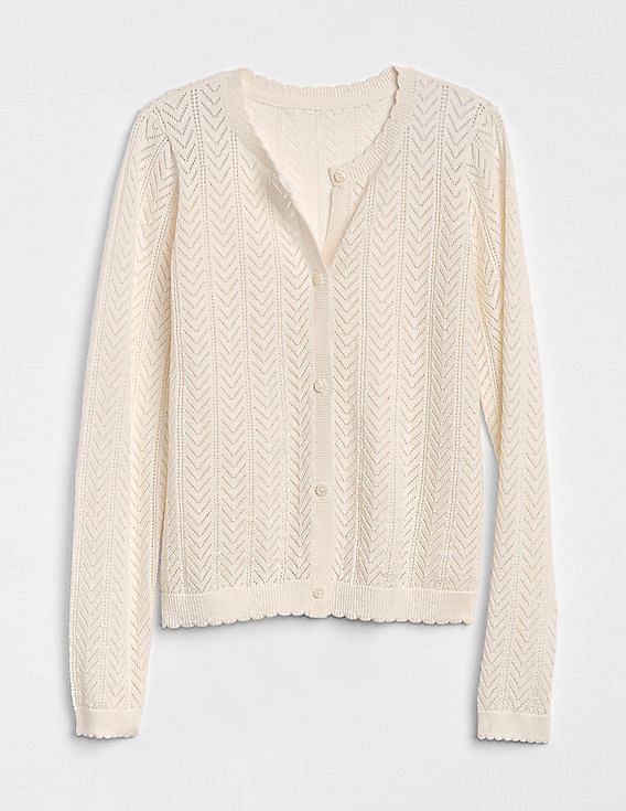 Gap pointelle shop cardigan