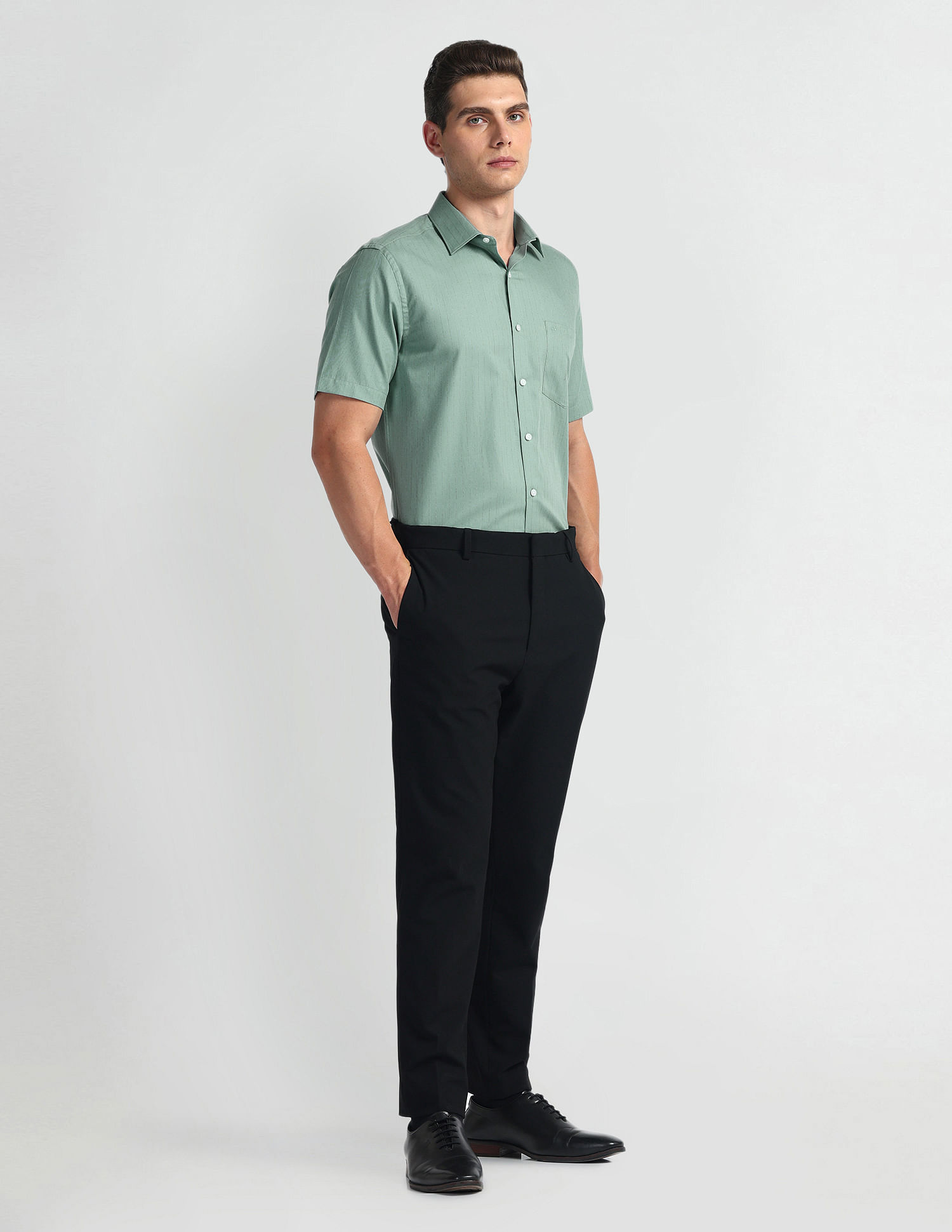 Arrow Vertical Stripe Twill Shirt