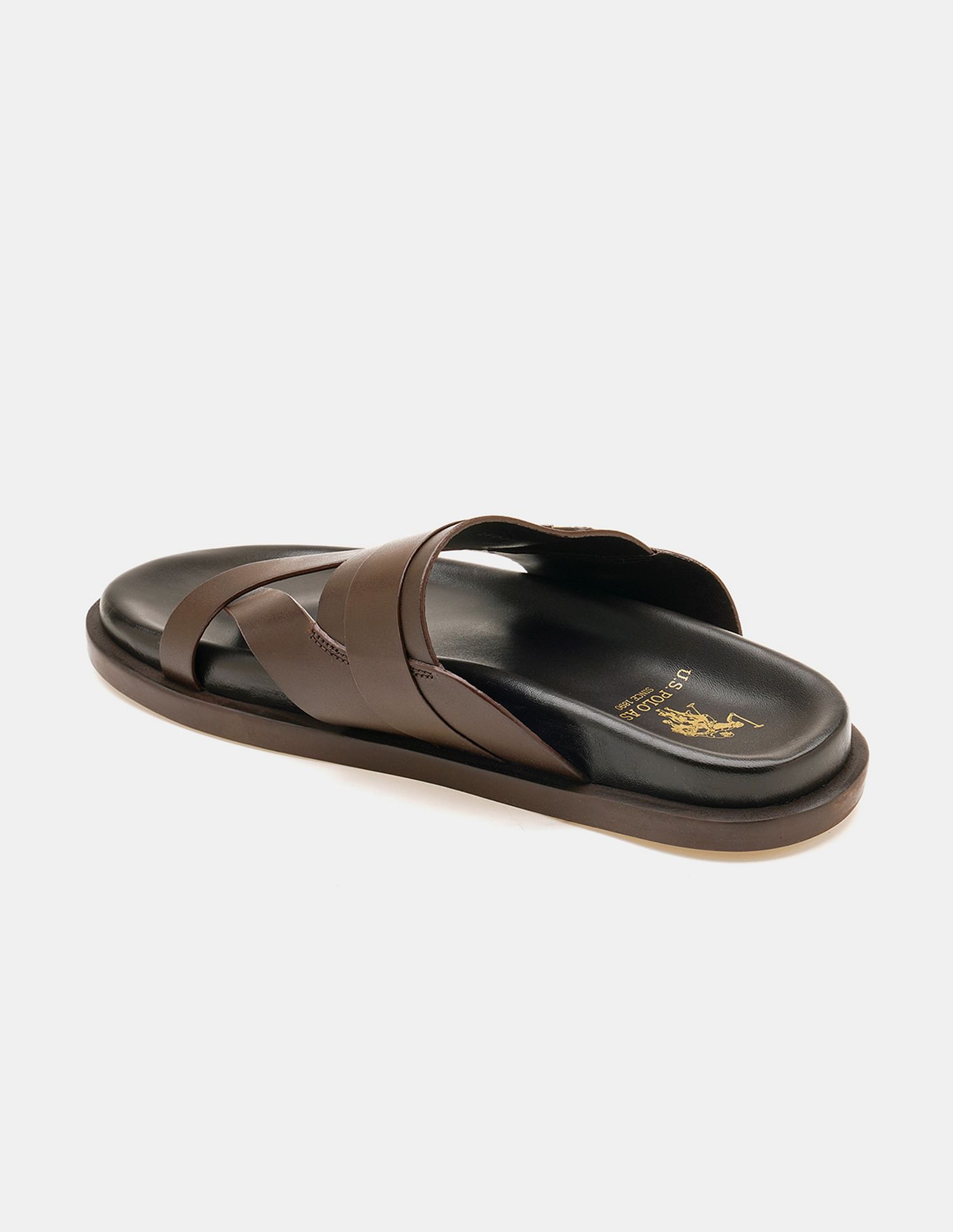 U.S. Polo Assn. Men Buckle Strap Koke Sandals