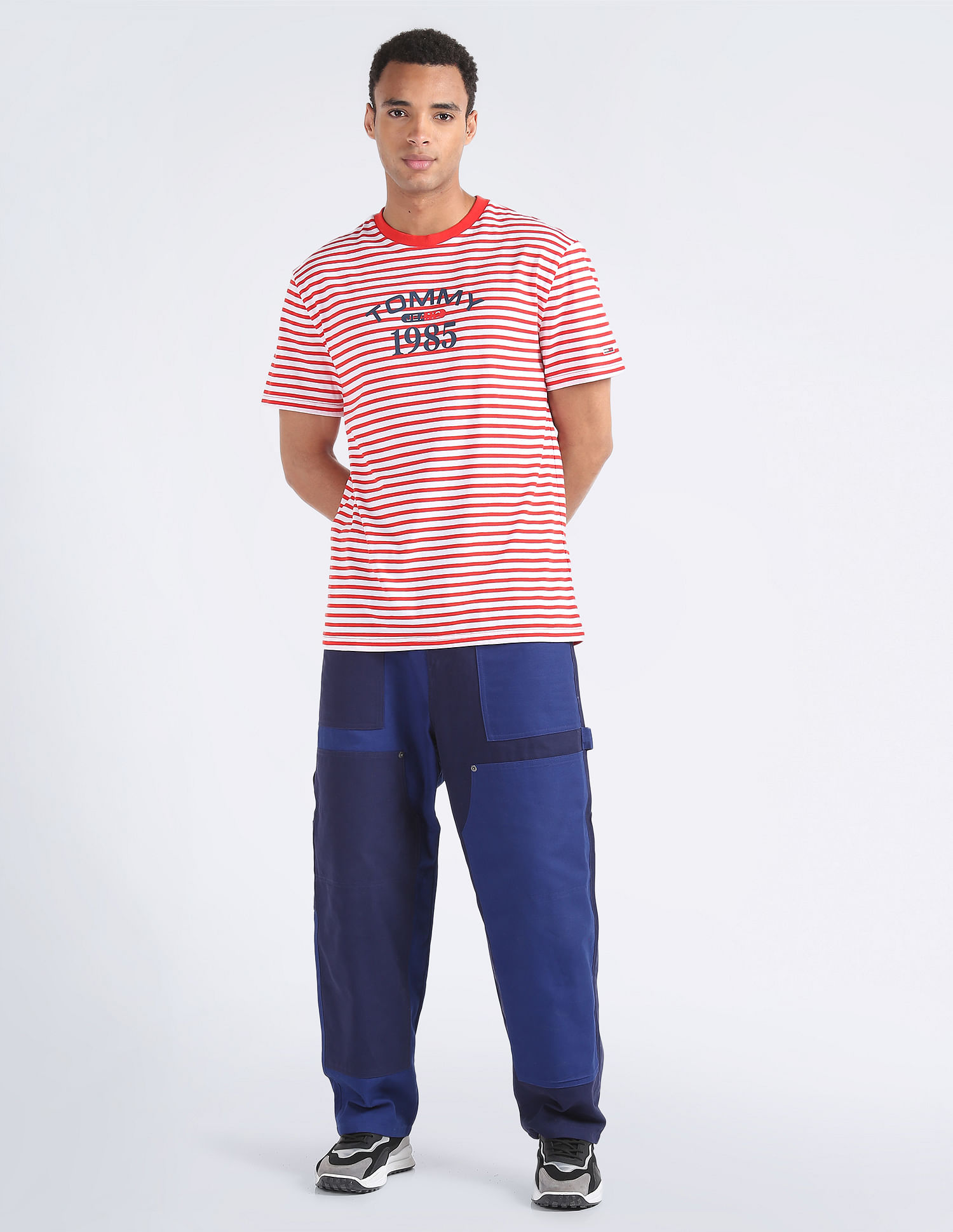 Tommy Hilfiger Transitional Cotton Horizontal Stripe T-Shirt
