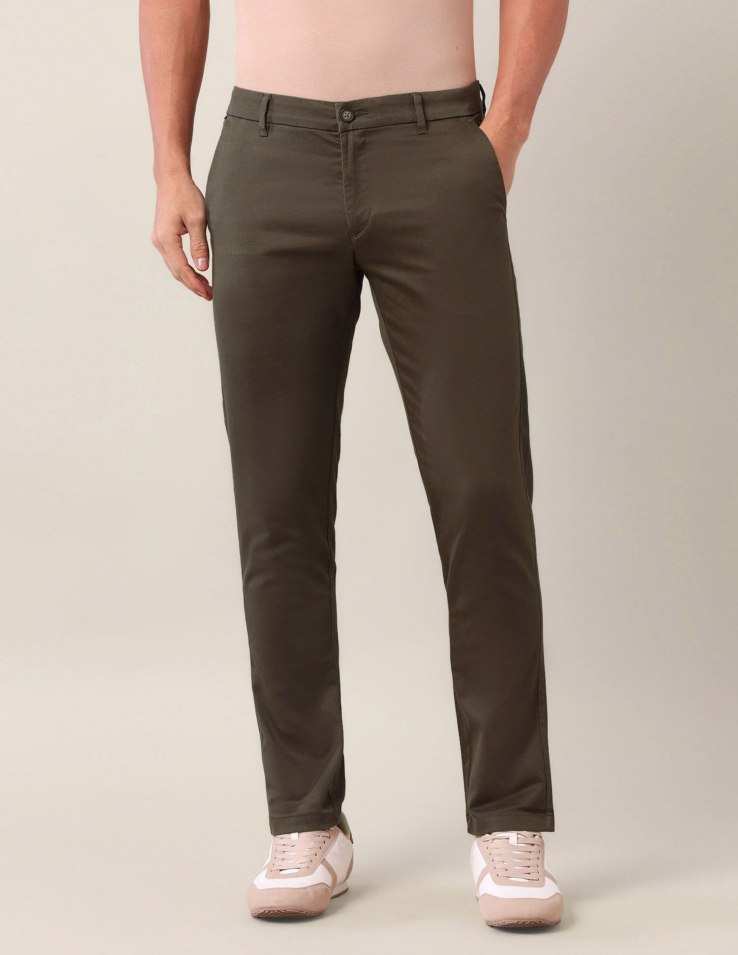 U.S. Polo Assn. Denver Slim Fit Mid Rise Trousers