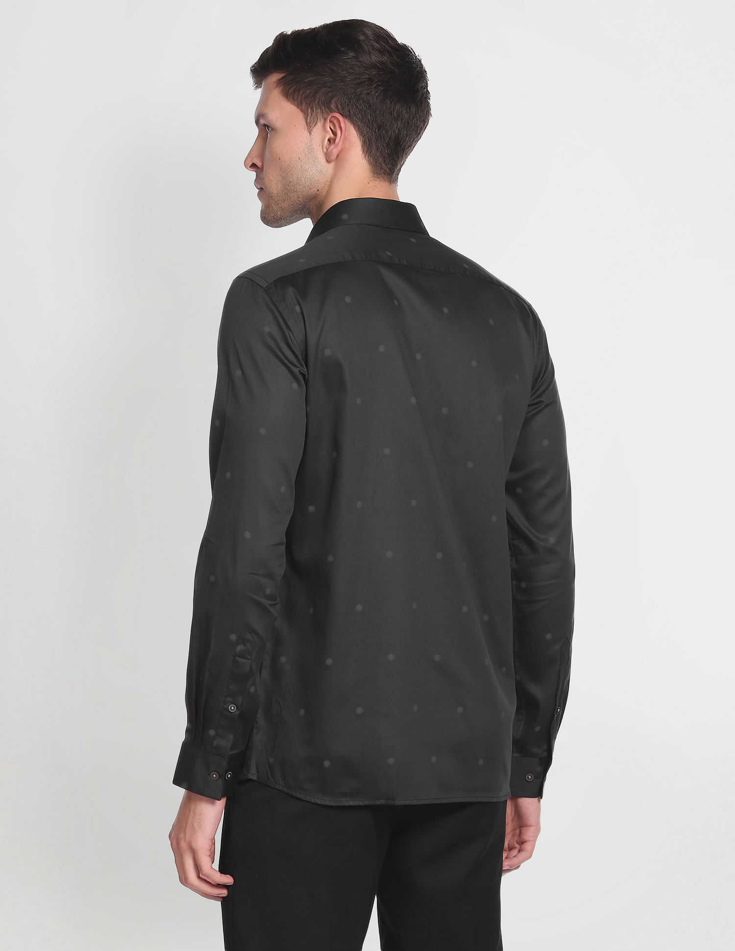 Arrow Newyork Geometric Print Manhattan Slim Fit Shirt