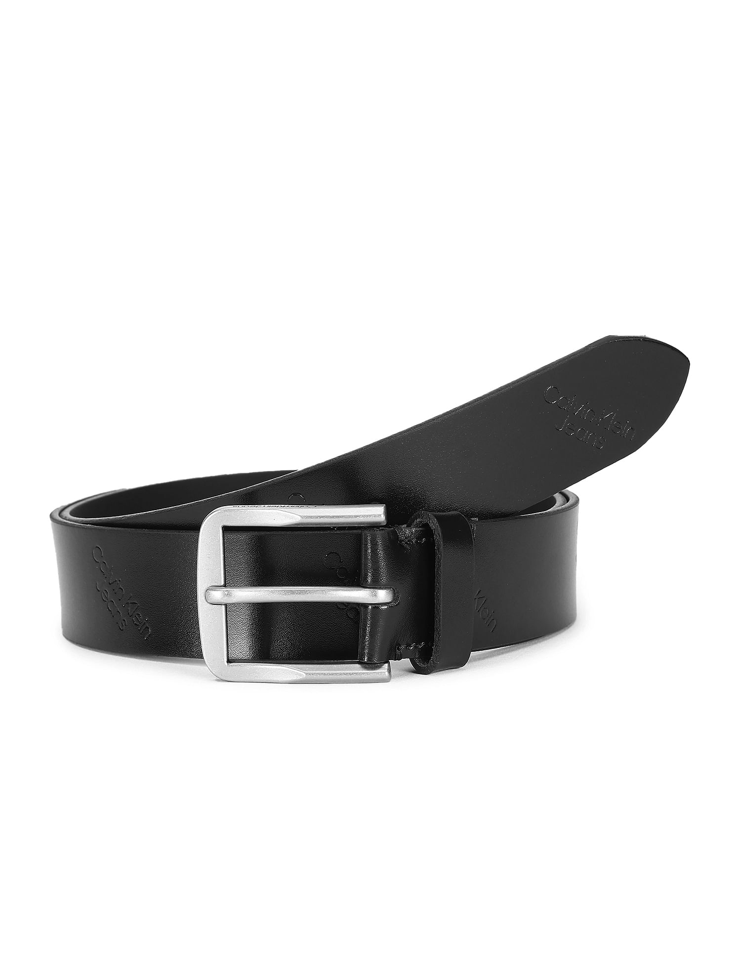 Calvin Klein Leather Deboss Classic Belt