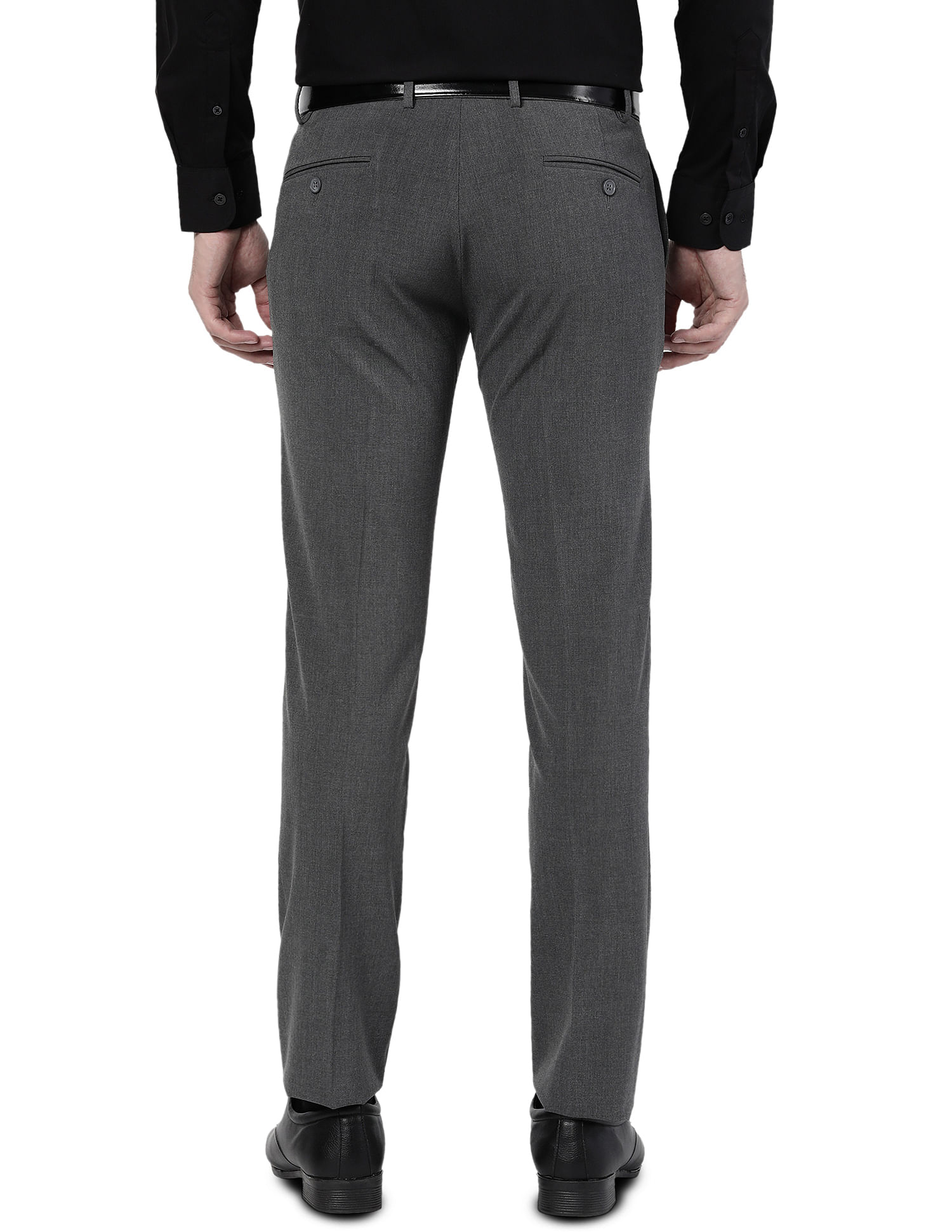 Buy Dark Grey Trousers & Pants for Men by INDIAN TERRAIN Online | Ajio.com
