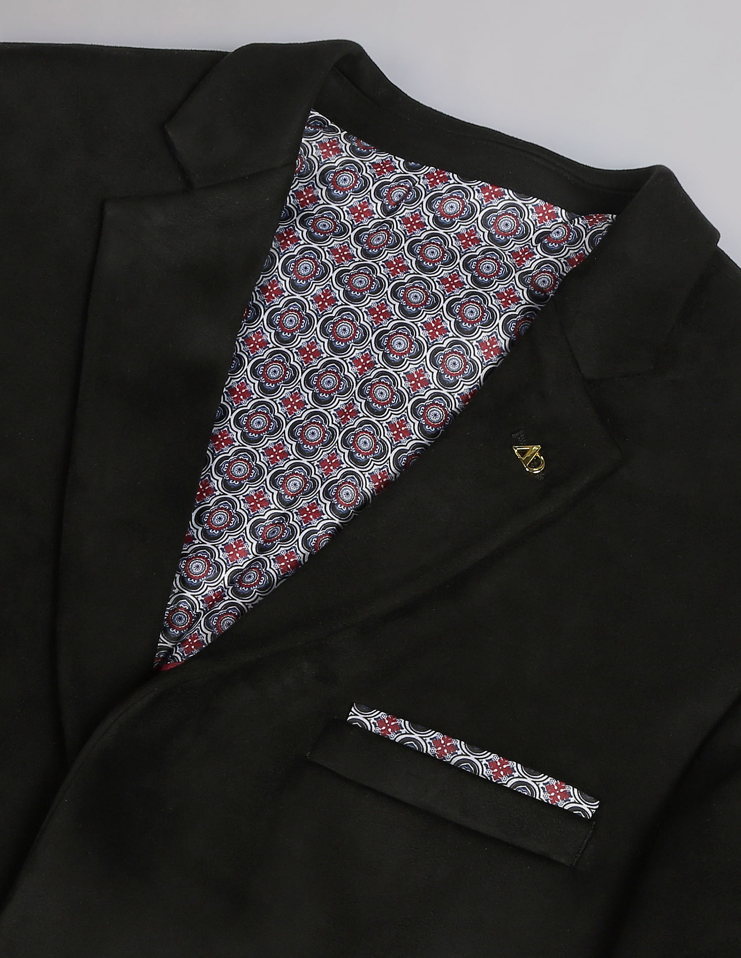 AD by Arvind Solid Performix Knit Blazer