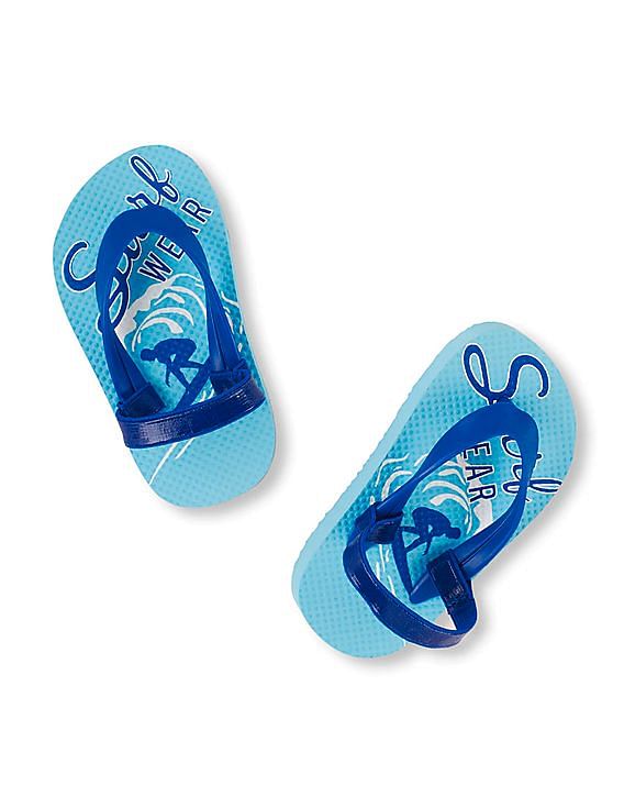 Buy The Children s Place Boys Blue Surf Wear Flip Flops NNNOW