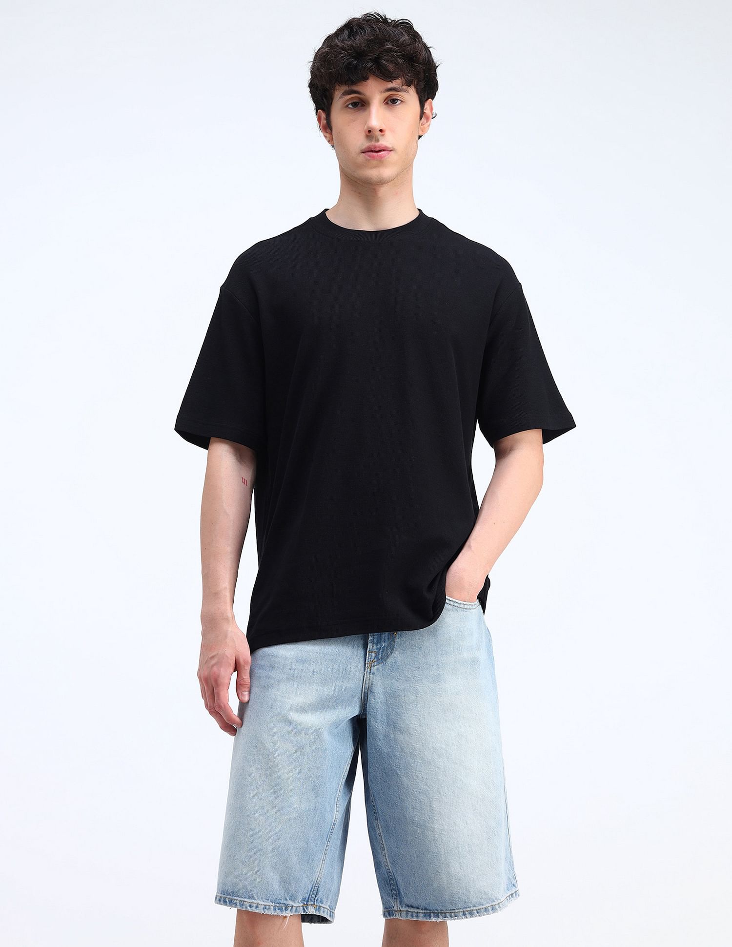 Flying Machine Relaxed Fit Printed T-Shirt
