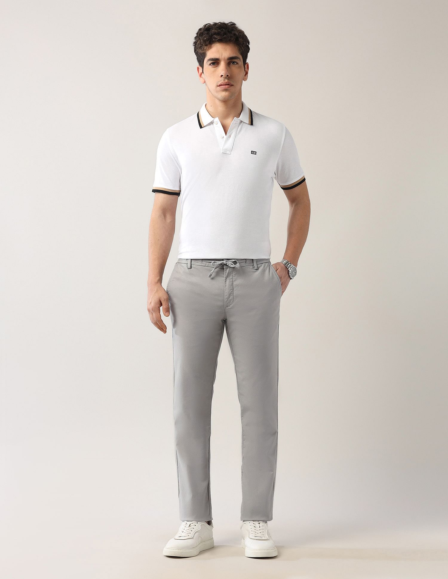 Arrow Sport Twill Night Is Young Trousers