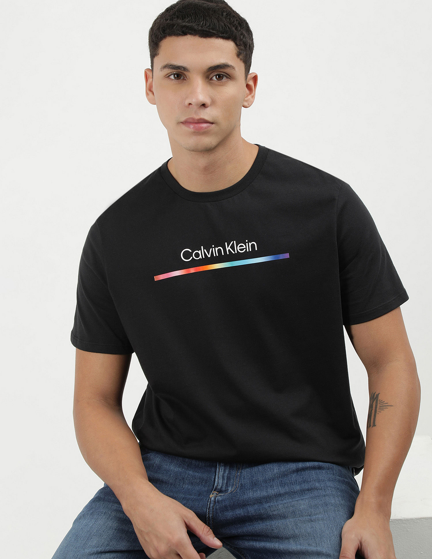 Calvin Klein Crew Neck Cotton T-Shirt