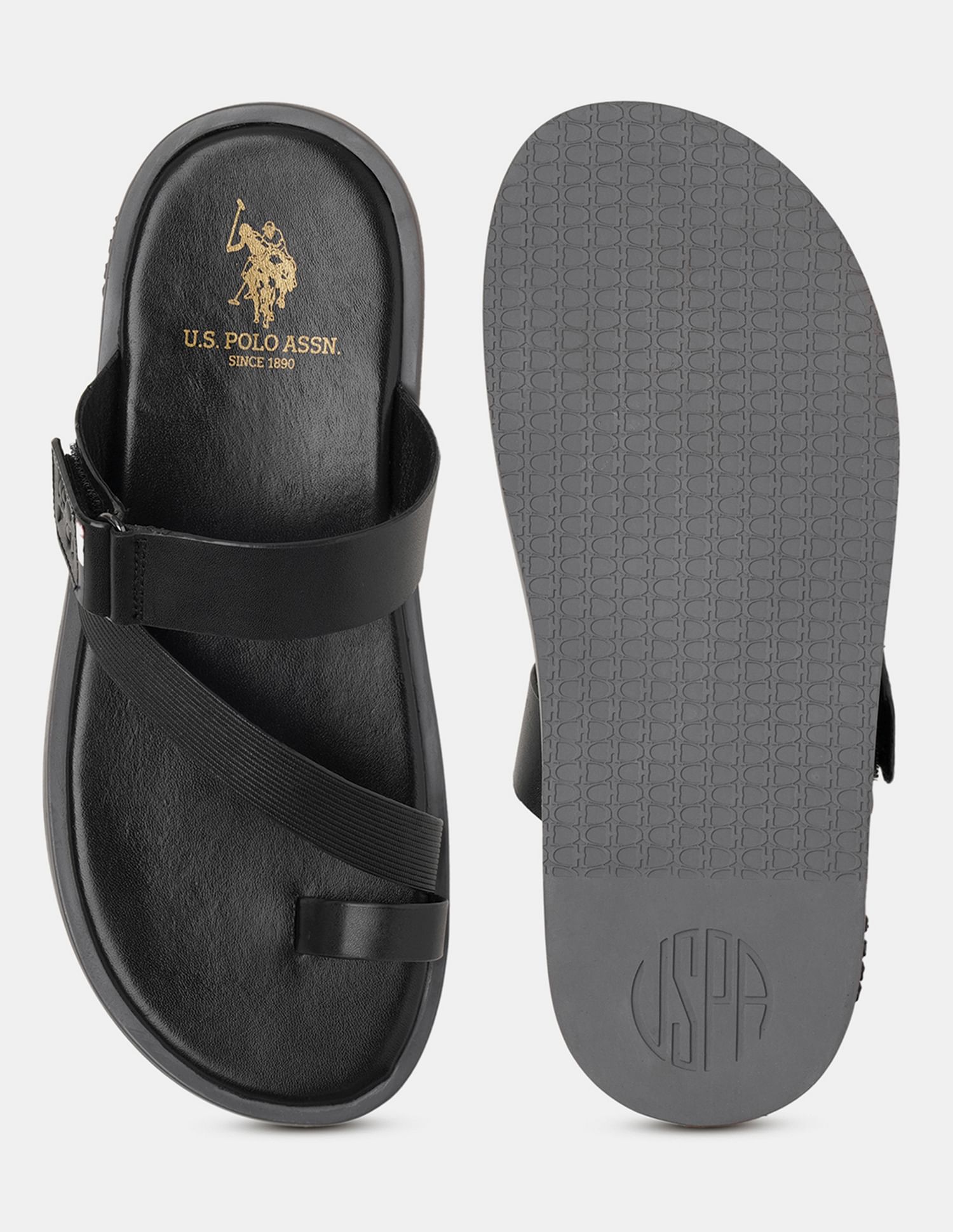 U.S. Polo Assn. Men Buckle Strap Javi Sandals