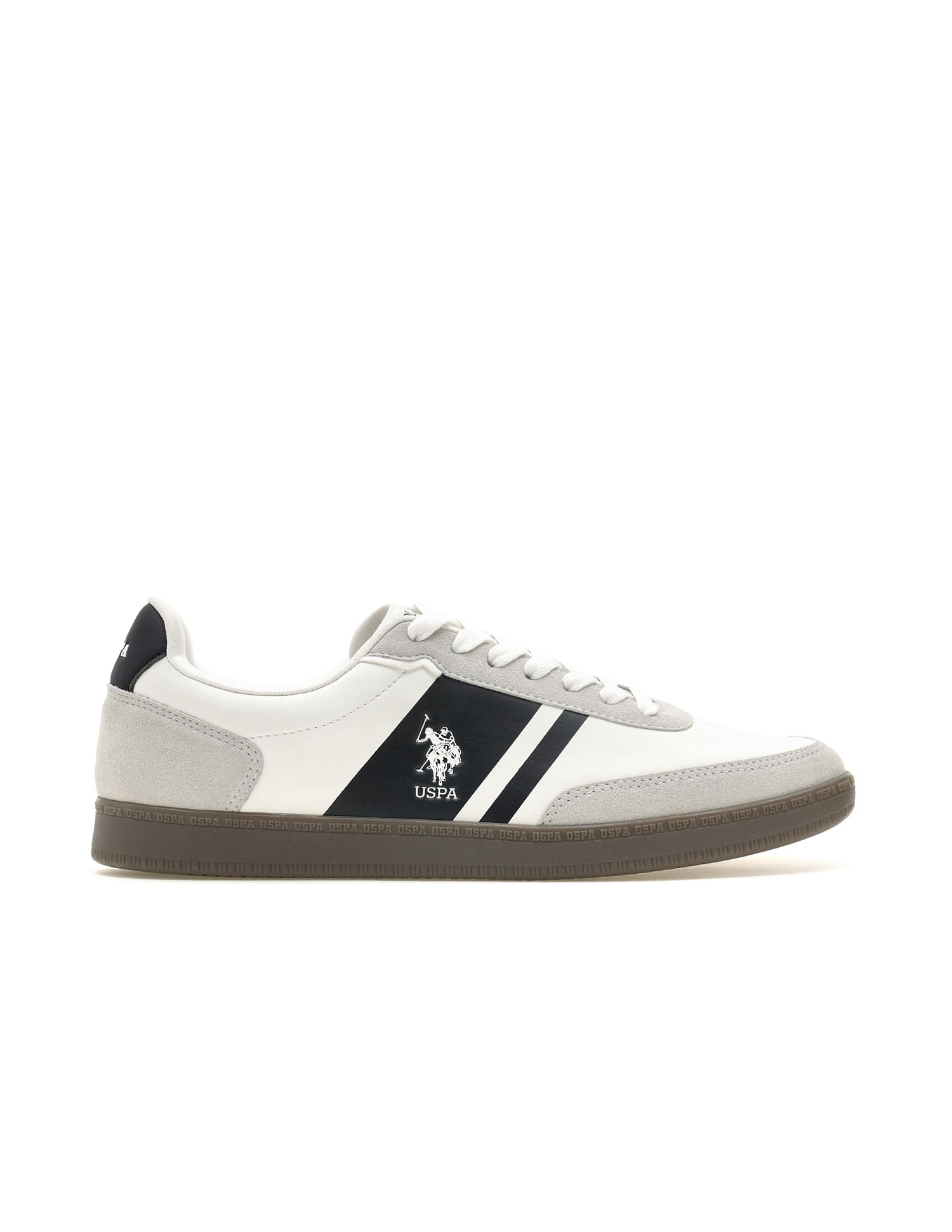 U.S. Polo Assn. Men Jorge Suede Colourblocked Sneakers